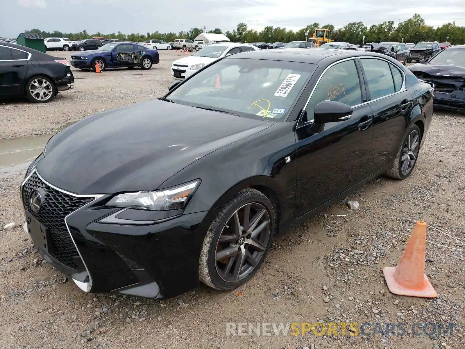 2 Фотография поврежденного автомобиля JTHEZ1BL2LA020482 LEXUS GS350 2020