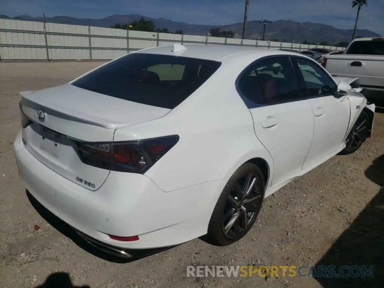 4 Photograph of a damaged car JTHEZ1BL7LA019683 LEXUS GS350 2020