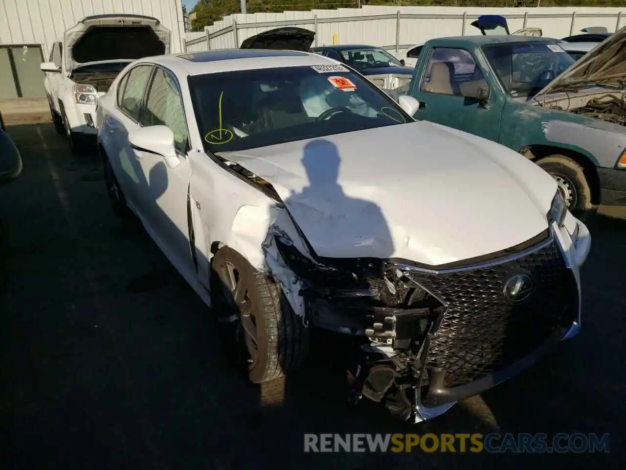 1 Photograph of a damaged car JTHEZ1BL7LA020056 LEXUS GS350 2020