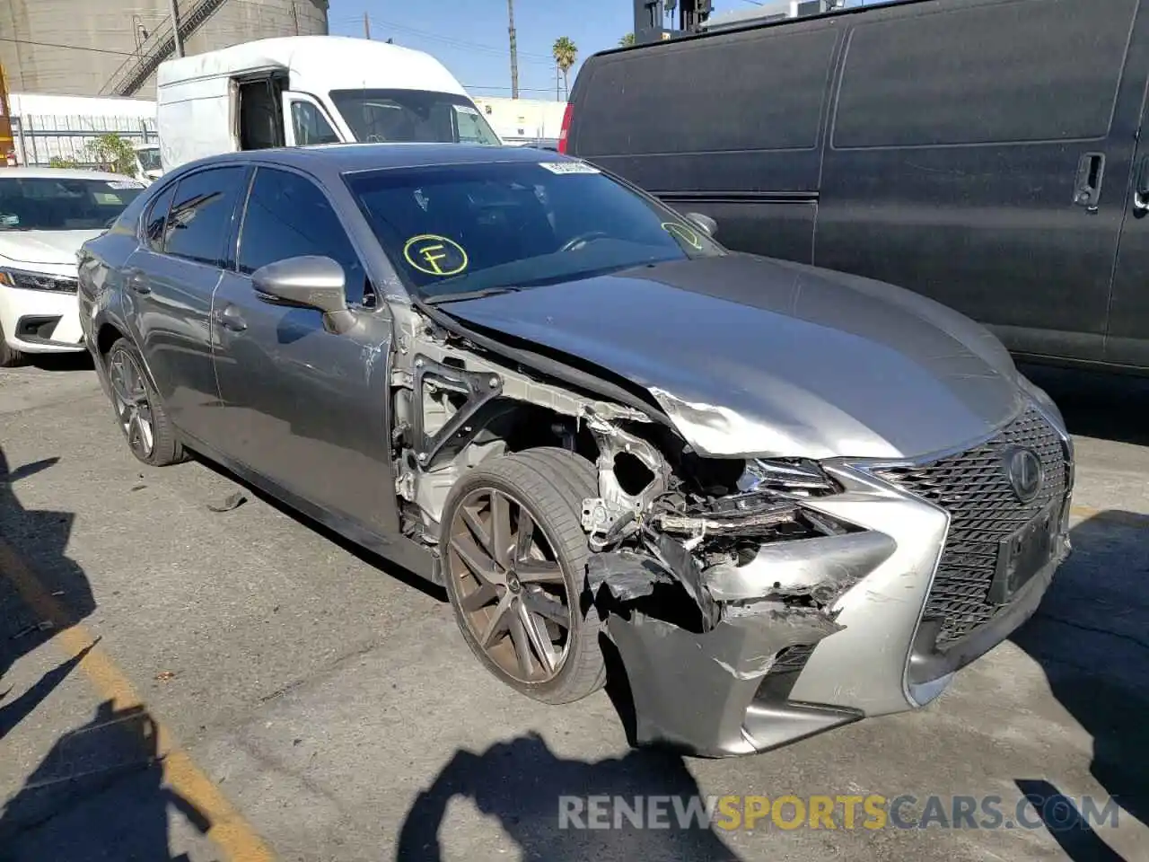 1 Photograph of a damaged car JTHEZ1BL8LA019370 LEXUS GS350 2020