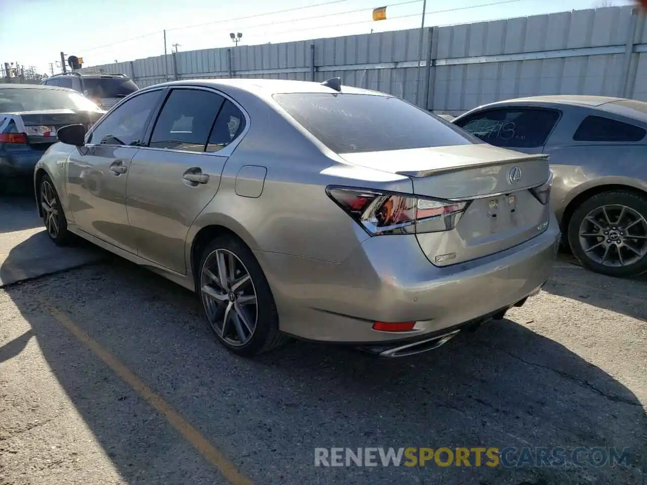 3 Photograph of a damaged car JTHEZ1BL8LA019370 LEXUS GS350 2020