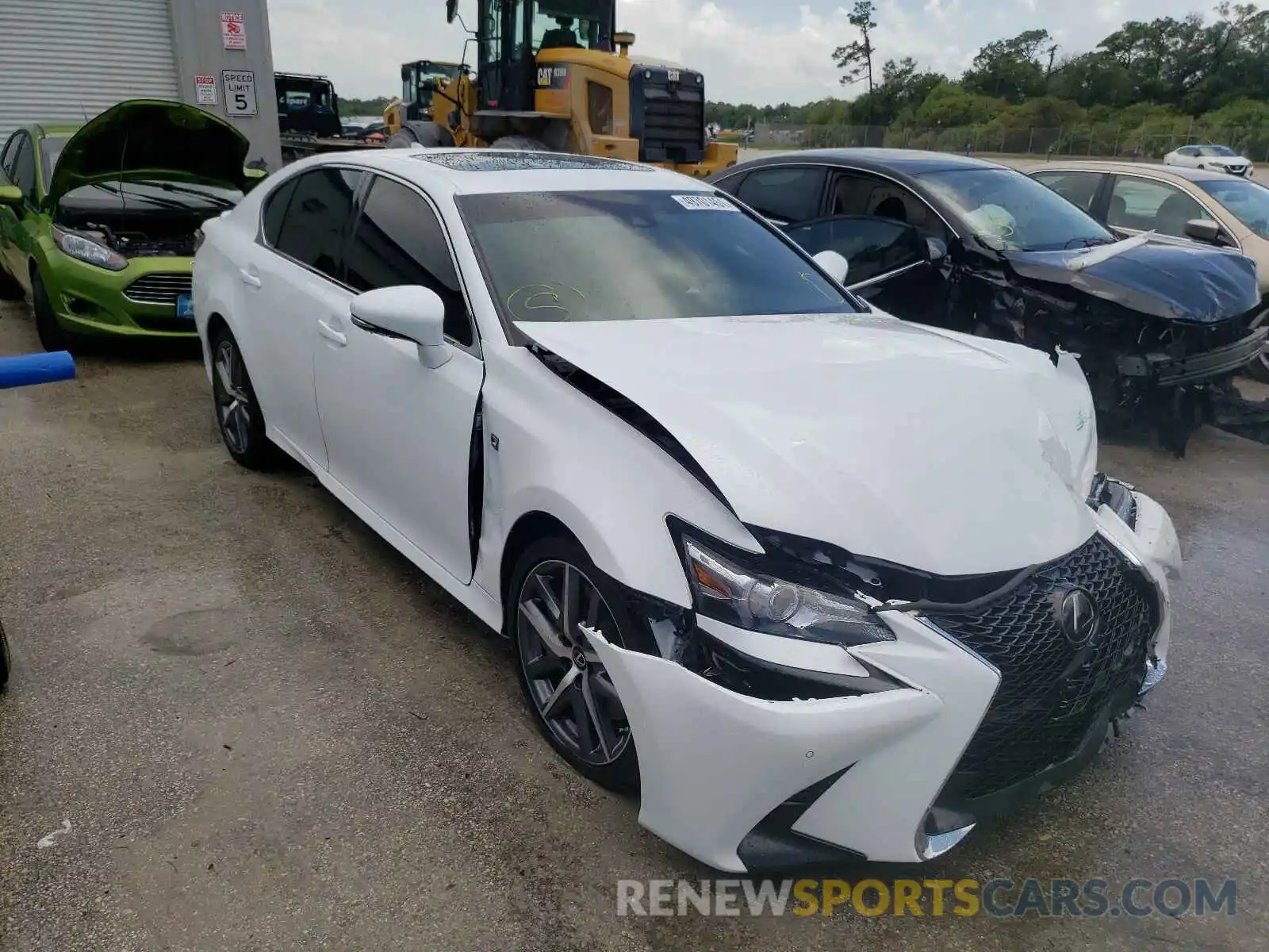 1 Photograph of a damaged car JTHEZ1BL9LA020138 LEXUS GS350 2020