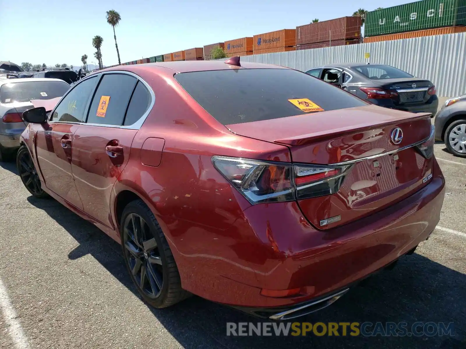 3 Photograph of a damaged car JTHEZ1BL9LA020270 LEXUS GS350 2020