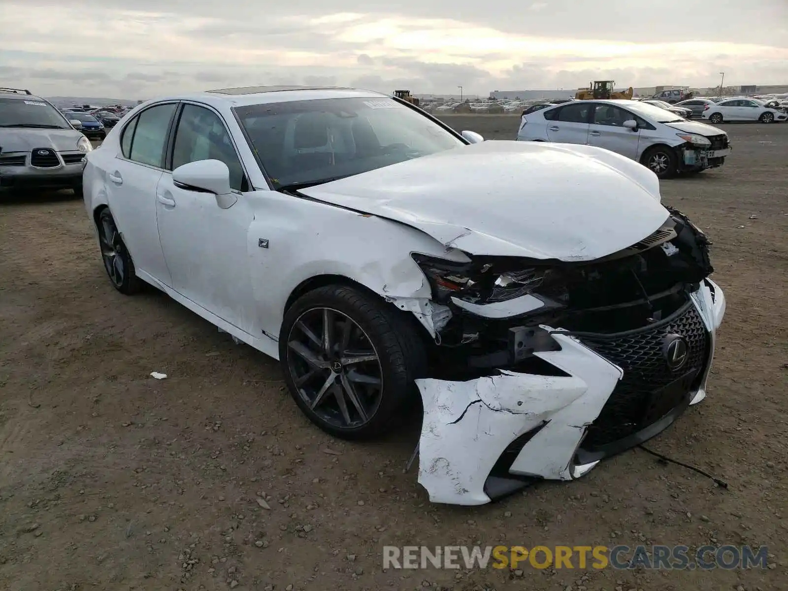 1 Photograph of a damaged car JTHEZ1BLXLA020455 LEXUS GS350 2020