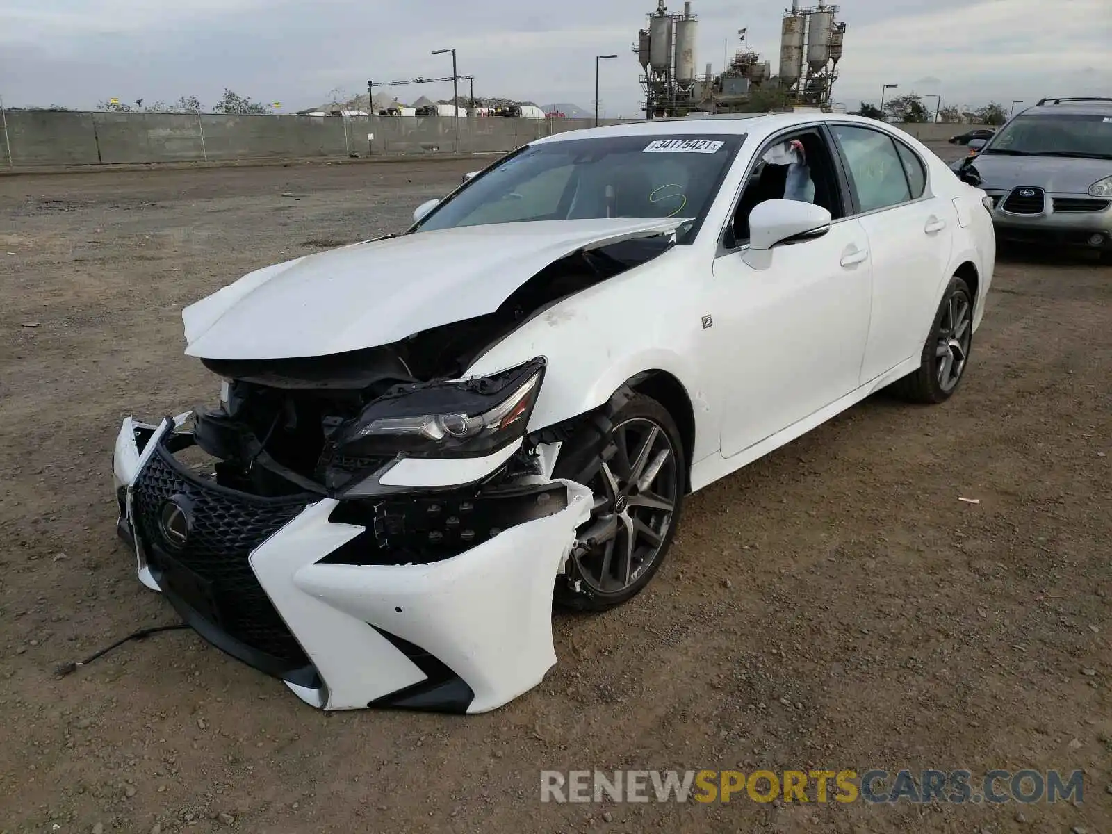 2 Photograph of a damaged car JTHEZ1BLXLA020455 LEXUS GS350 2020