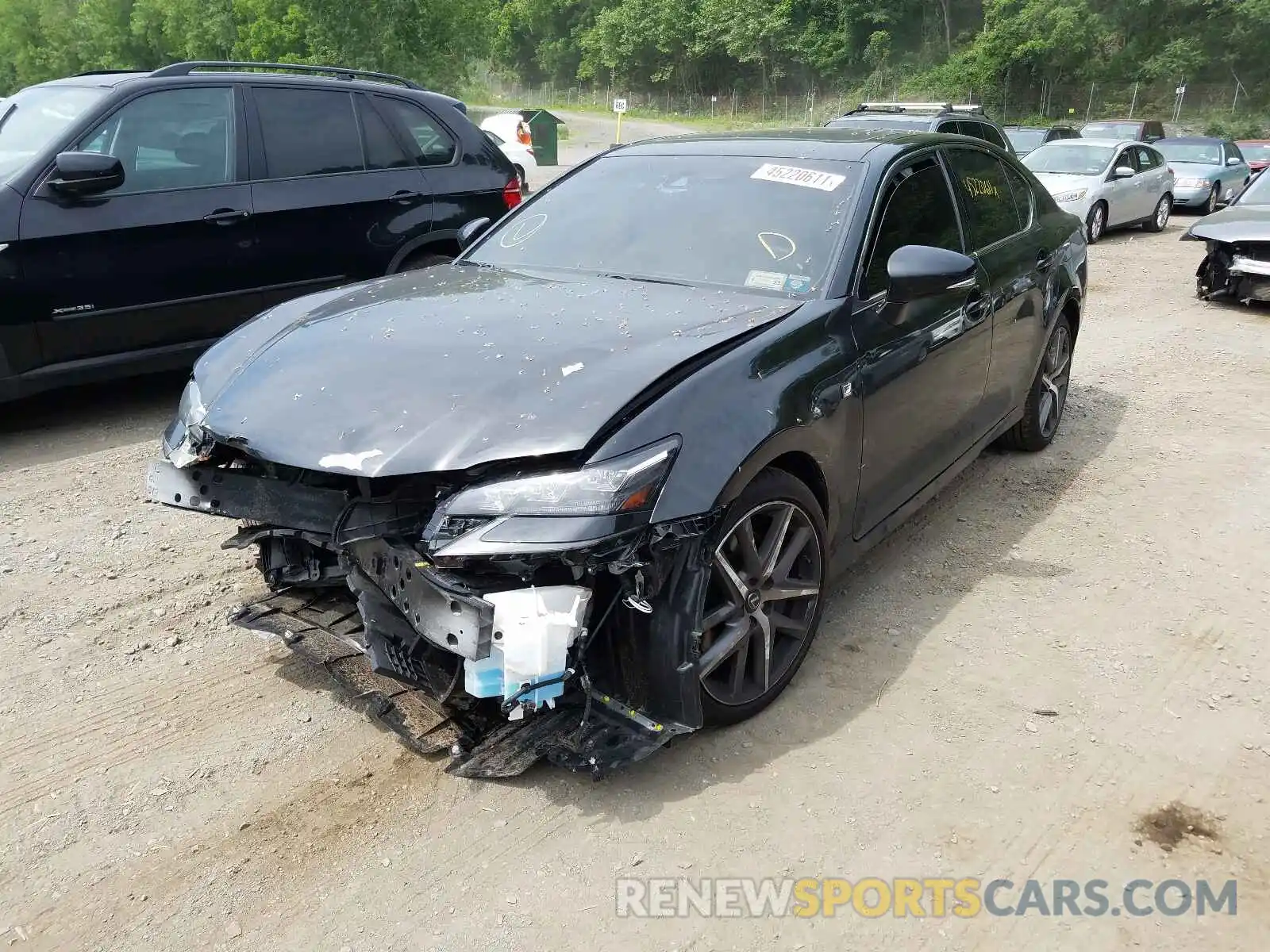 2 Photograph of a damaged car JTHEZ1CL0LA012590 LEXUS GS350 2020