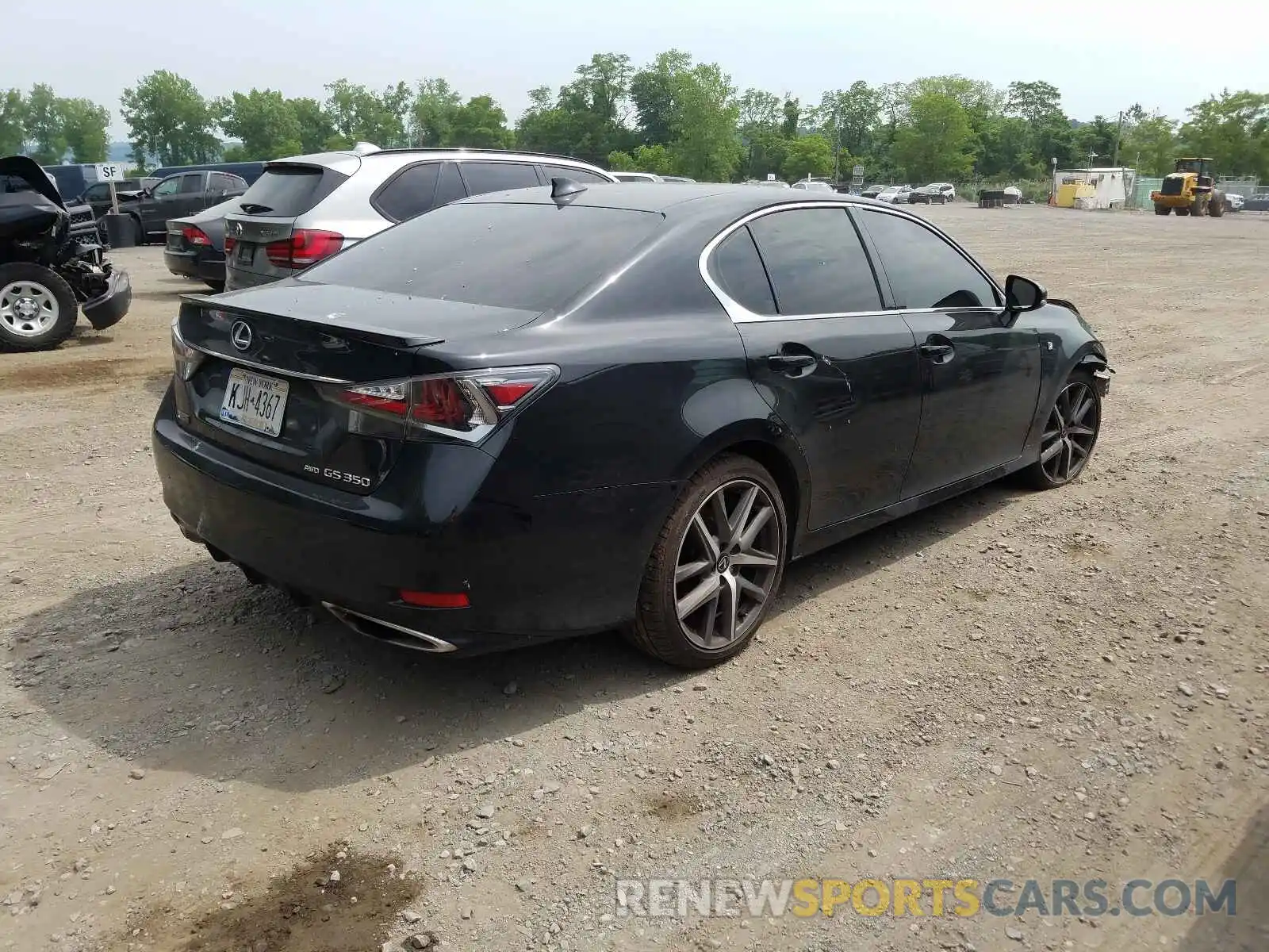 4 Фотография поврежденного автомобиля JTHEZ1CL0LA012590 LEXUS GS350 2020