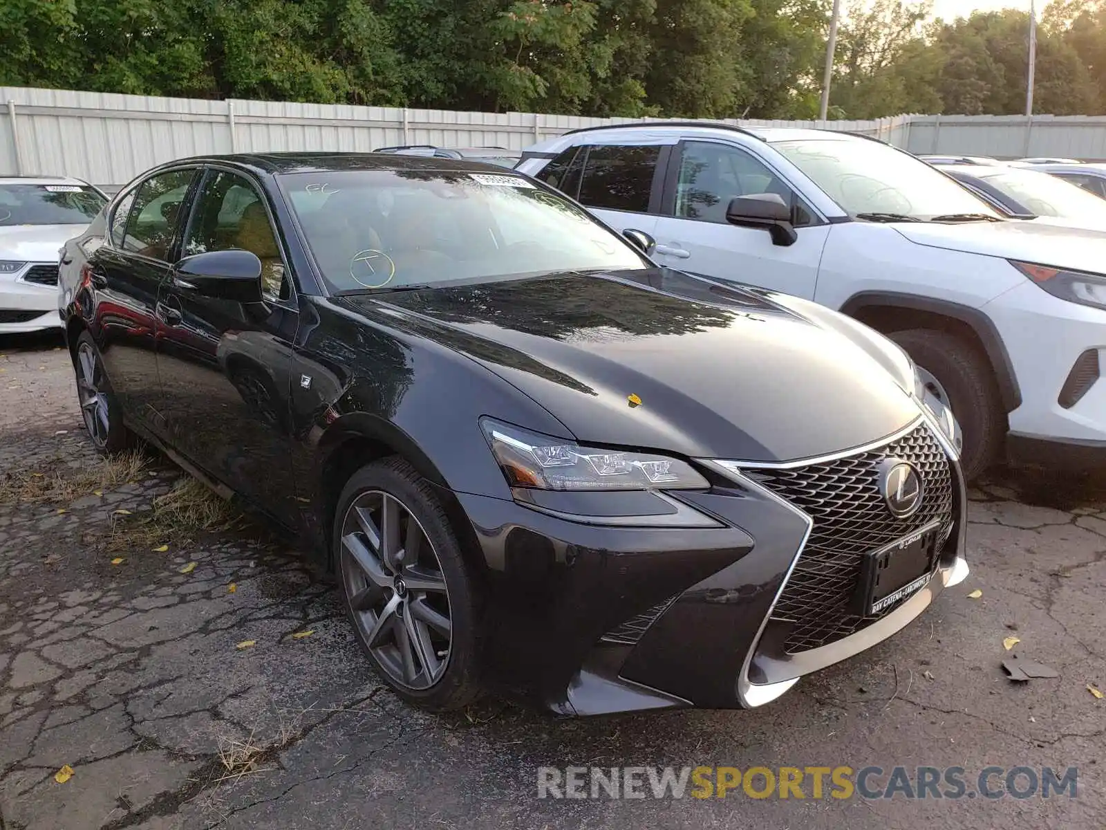 1 Photograph of a damaged car JTHEZ1CL2LA013014 LEXUS GS350 2020