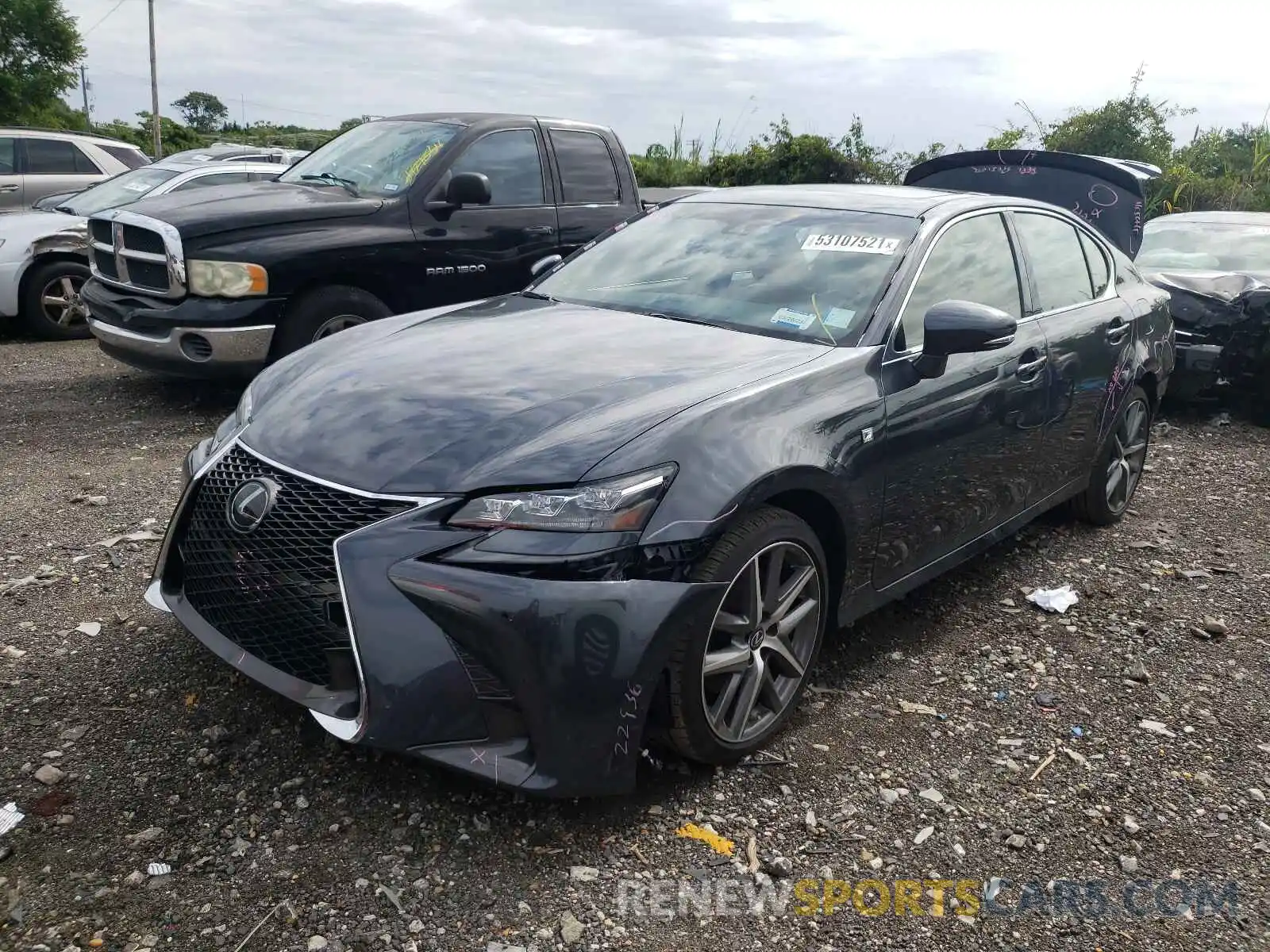 2 Фотография поврежденного автомобиля JTHEZ1CL5LA012150 LEXUS GS350 2020