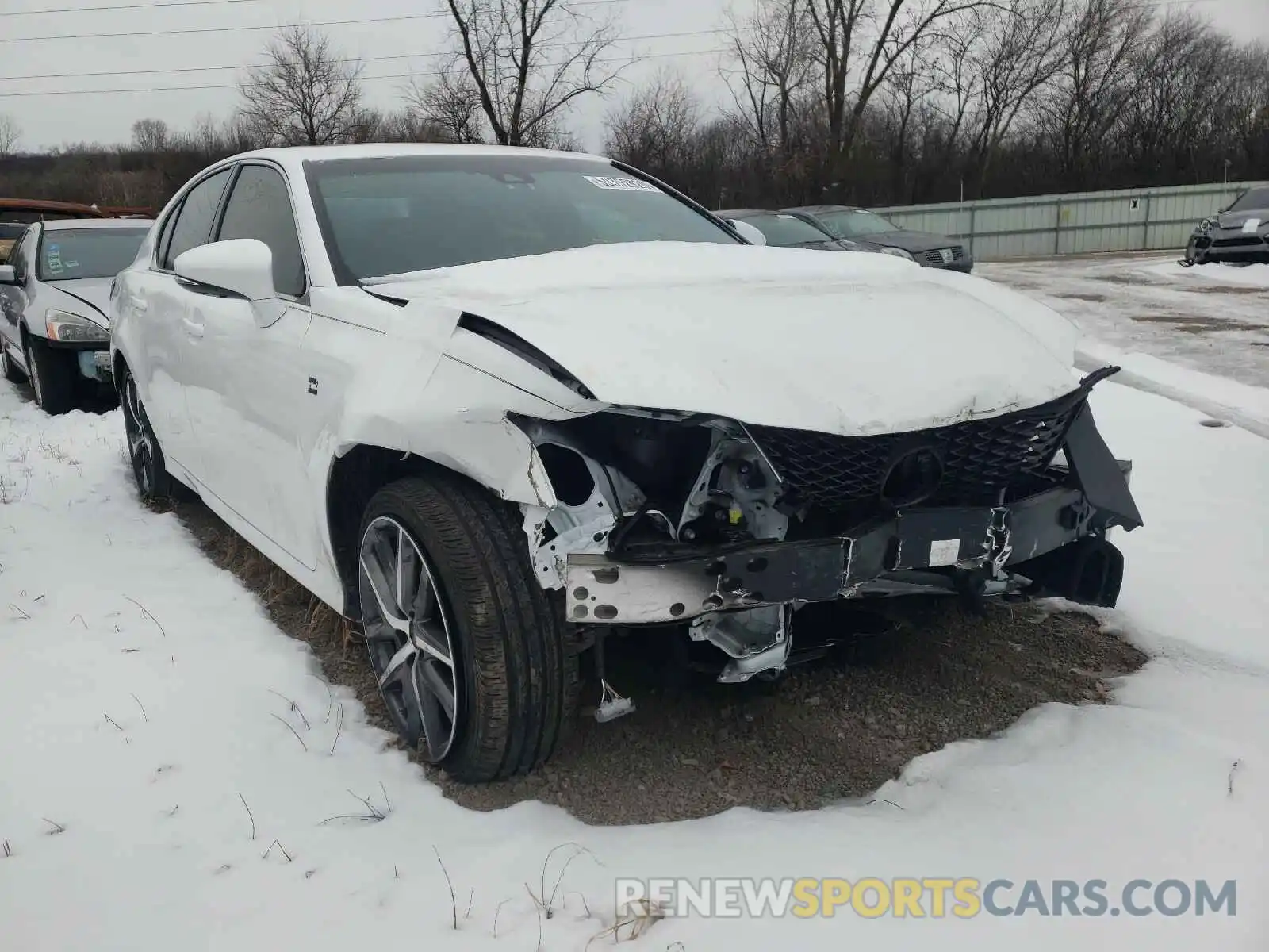 1 Photograph of a damaged car JTHEZ1CL8LA012823 LEXUS GS350 2020