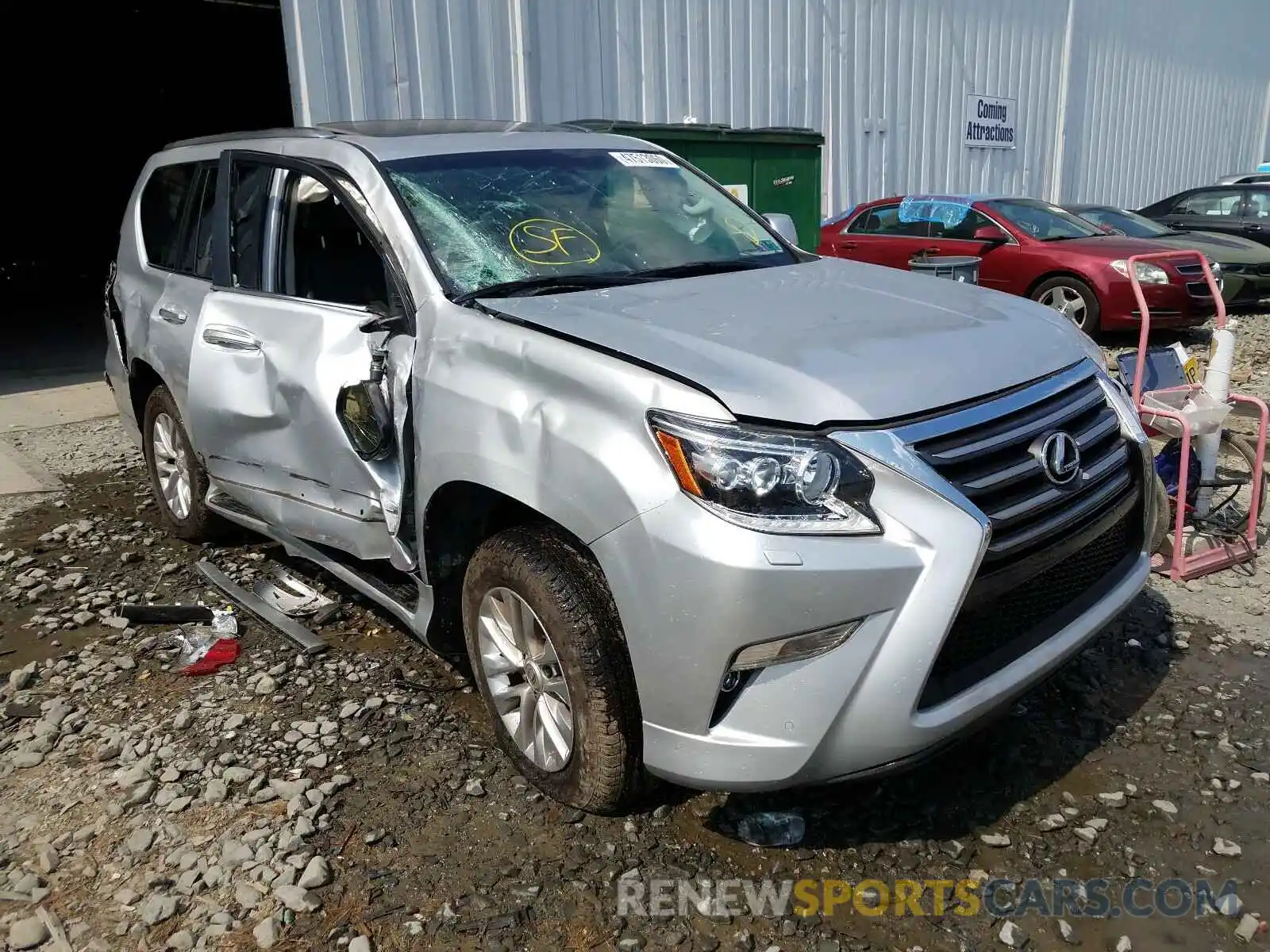 1 Photograph of a damaged car JTJBM7FX0K5217013 LEXUS GX 2019