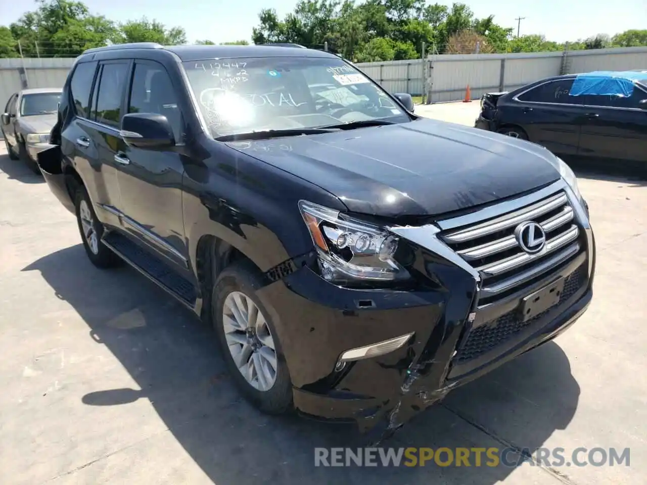 1 Photograph of a damaged car JTJBM7FX0K5217786 LEXUS GX 2019