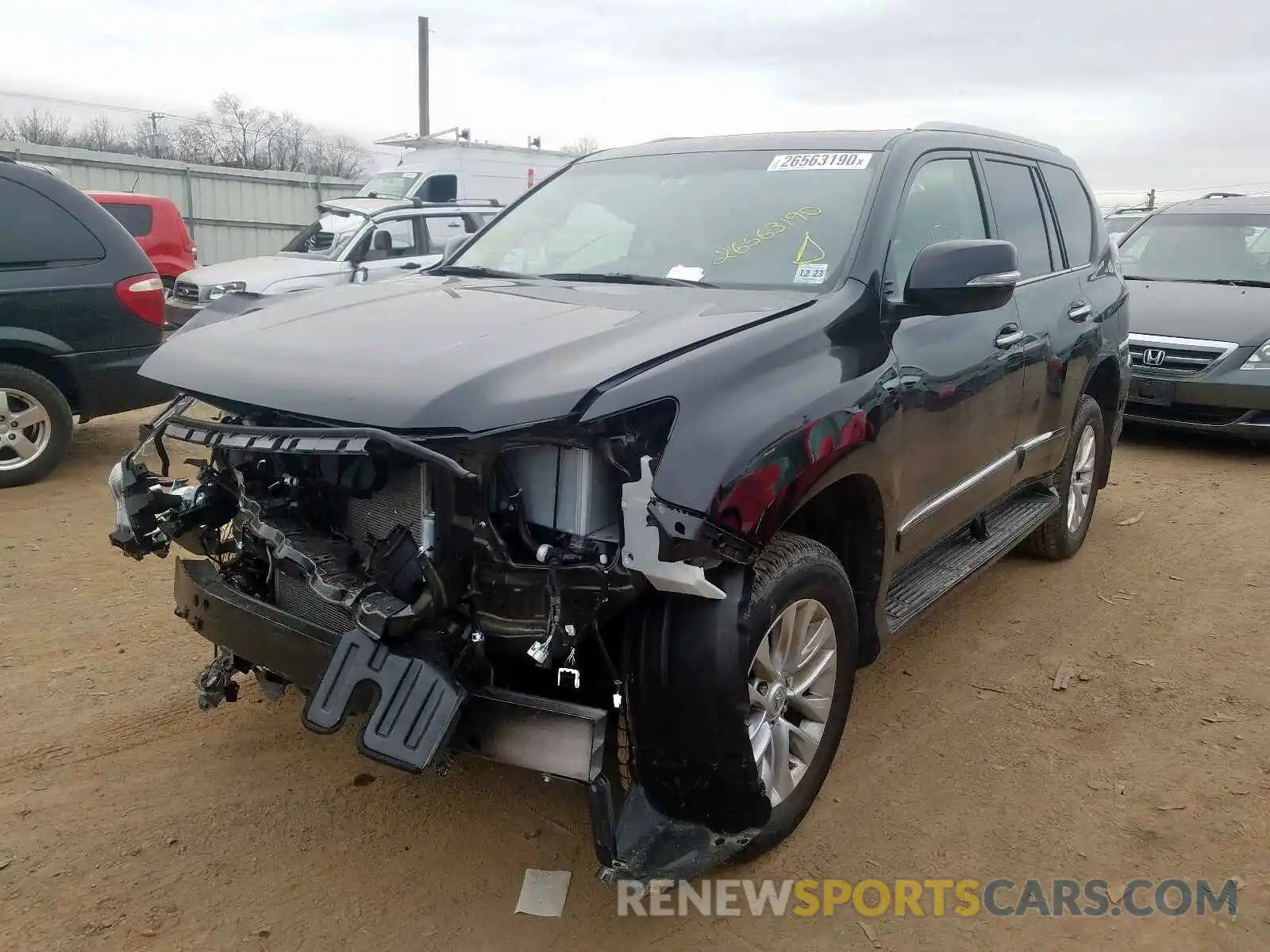 2 Photograph of a damaged car JTJBM7FX0K5220297 LEXUS GX 2019