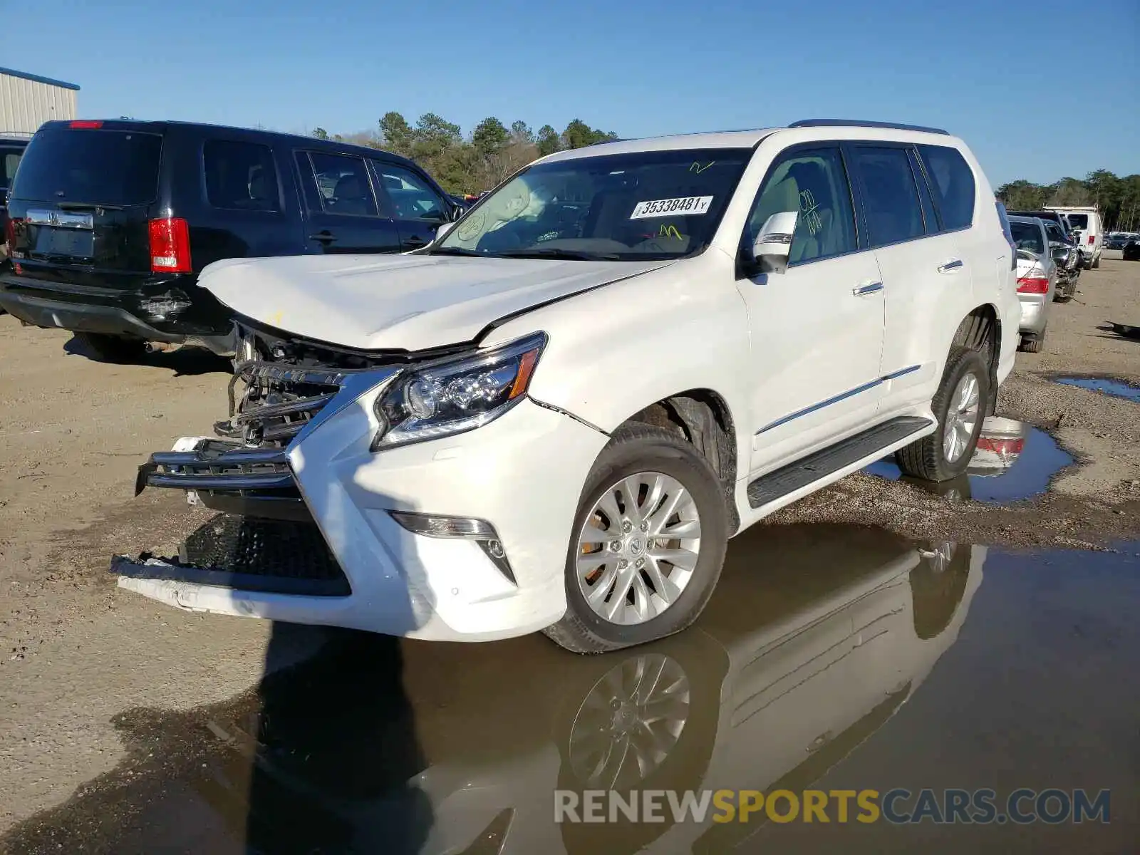 2 Photograph of a damaged car JTJBM7FX0K5223944 LEXUS GX 2019