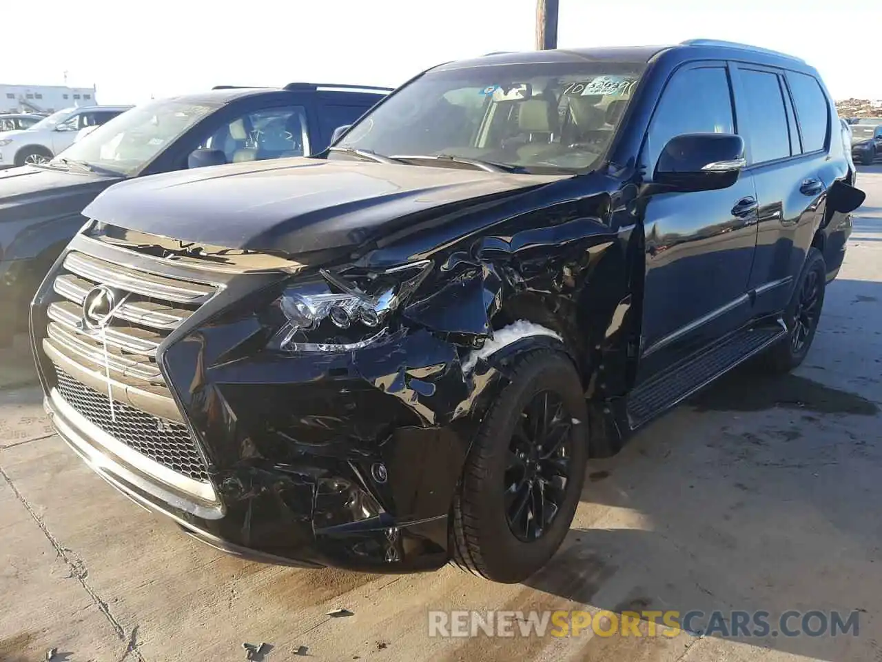 2 Photograph of a damaged car JTJBM7FX0K5224740 LEXUS GX 2019