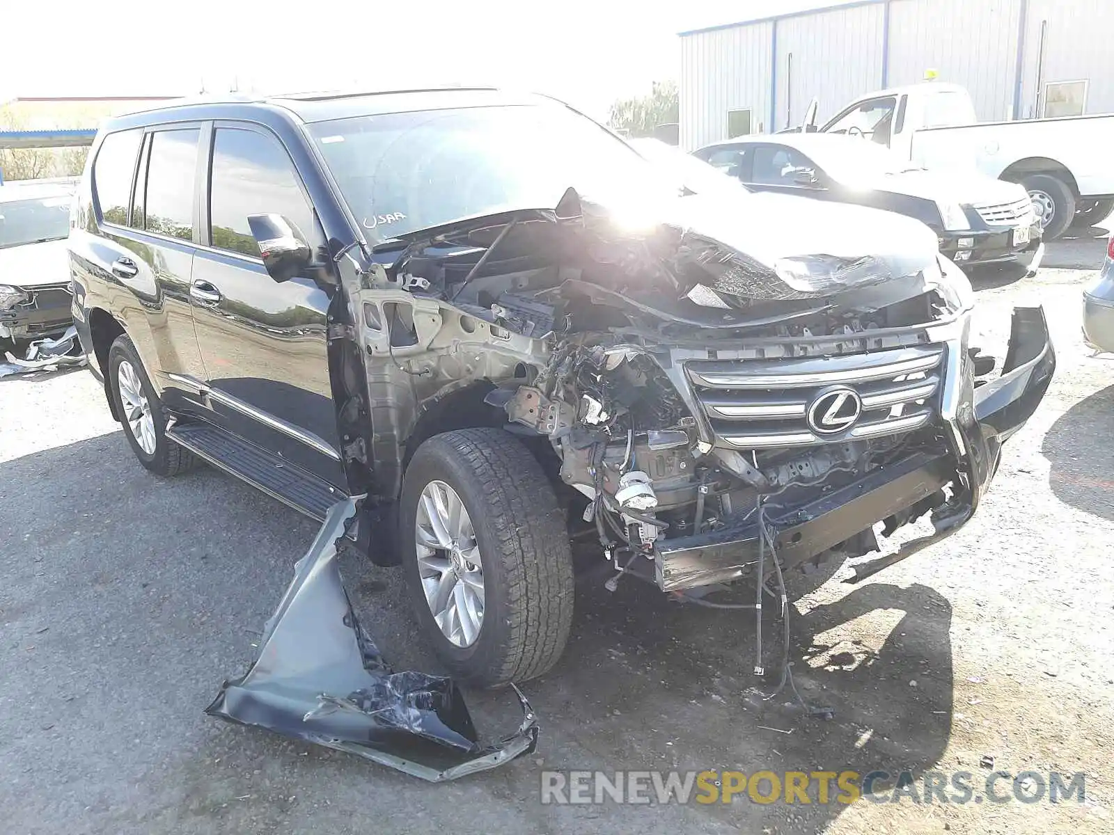 1 Photograph of a damaged car JTJBM7FX0K5225452 LEXUS GX 2019