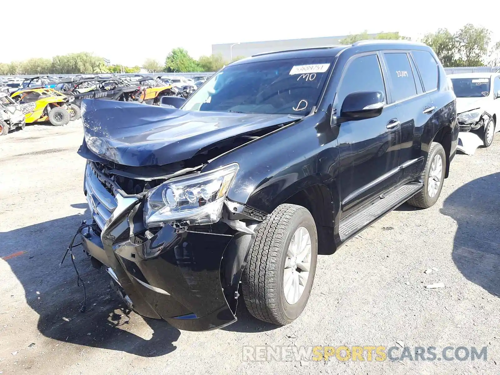 2 Photograph of a damaged car JTJBM7FX0K5225452 LEXUS GX 2019