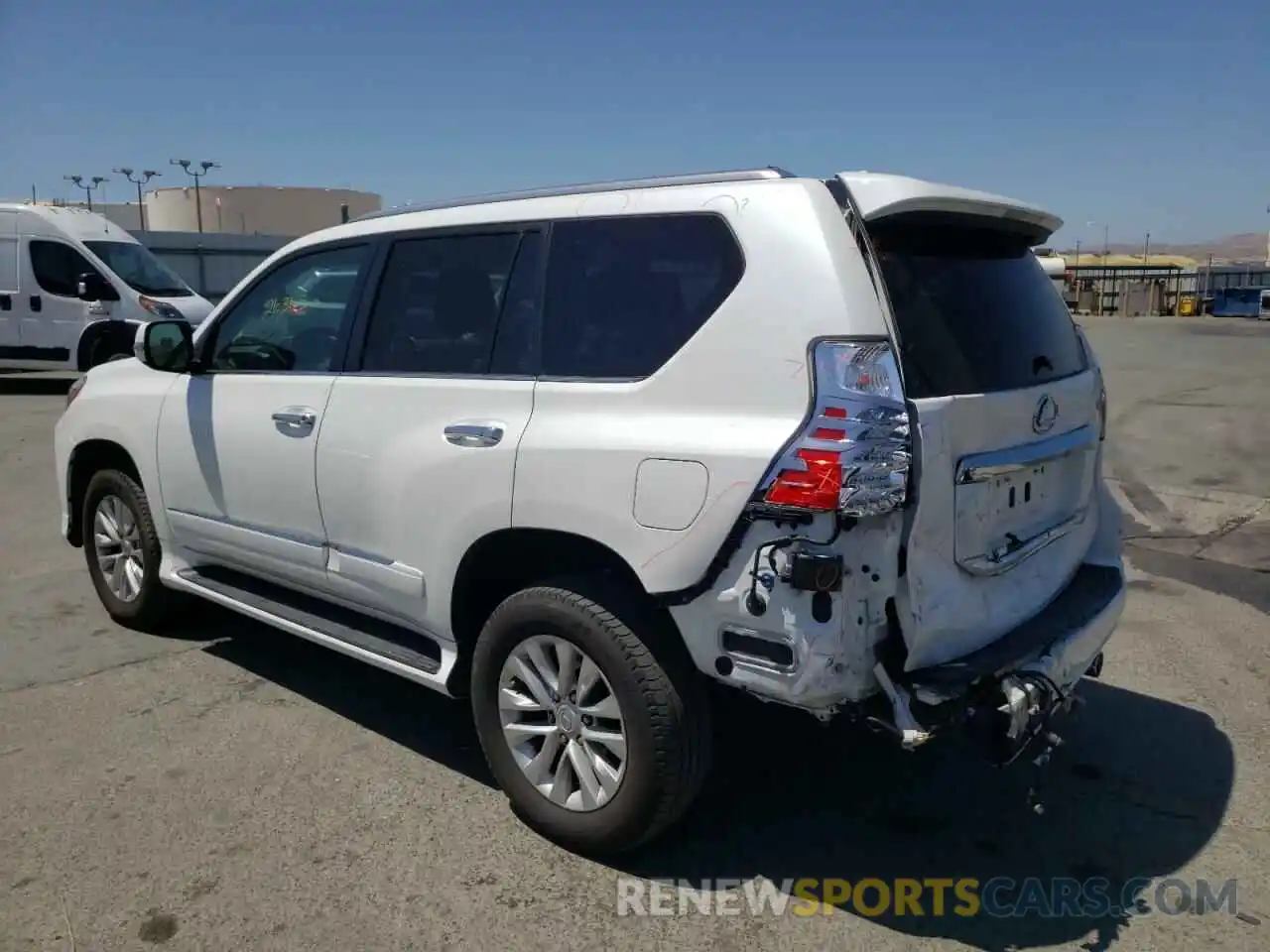 3 Photograph of a damaged car JTJBM7FX0K5228688 LEXUS GX 2019