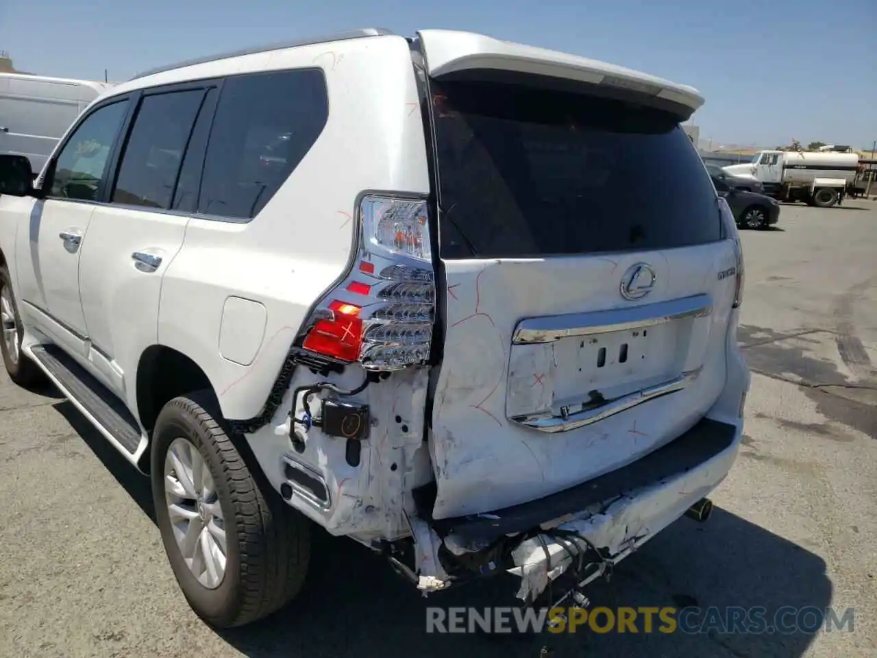 9 Фотография поврежденного автомобиля JTJBM7FX0K5228688 LEXUS GX 2019