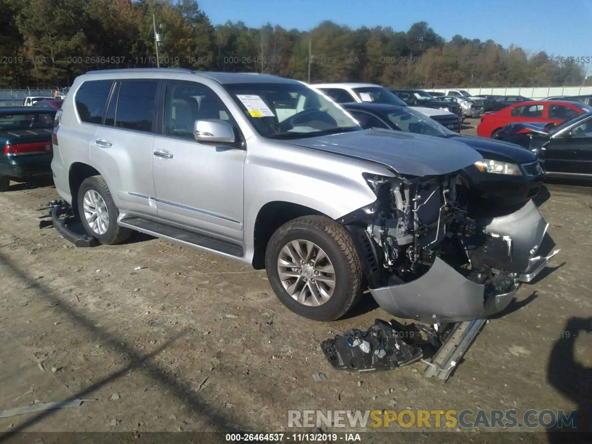 1 Photograph of a damaged car JTJBM7FX0K5228979 LEXUS GX 2019