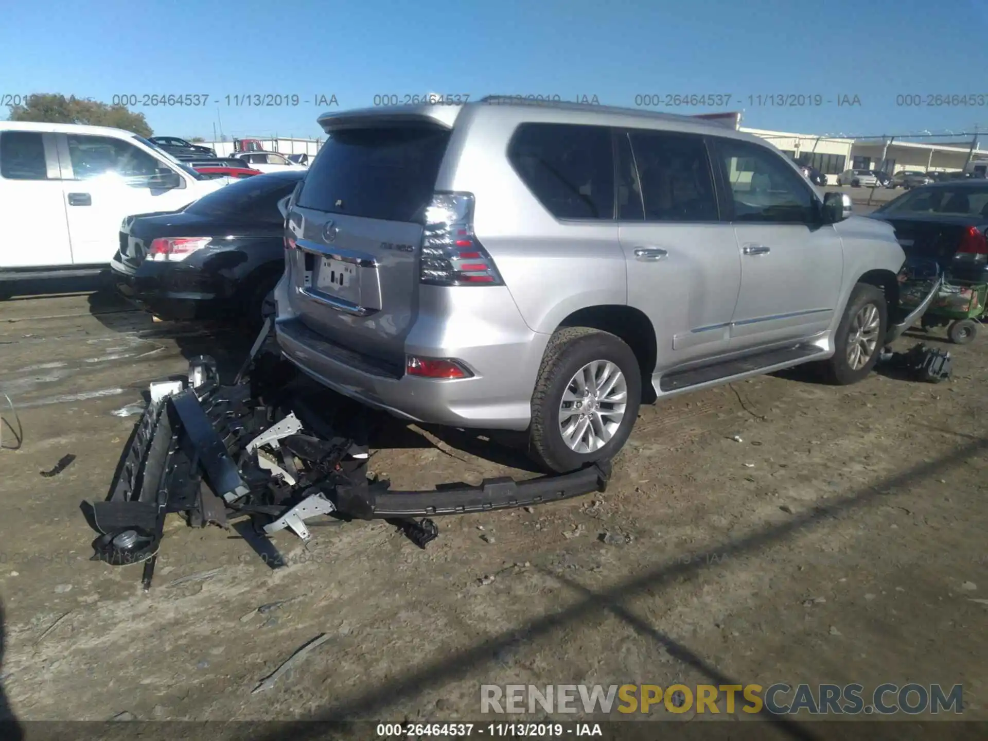 4 Фотография поврежденного автомобиля JTJBM7FX0K5228979 LEXUS GX 2019