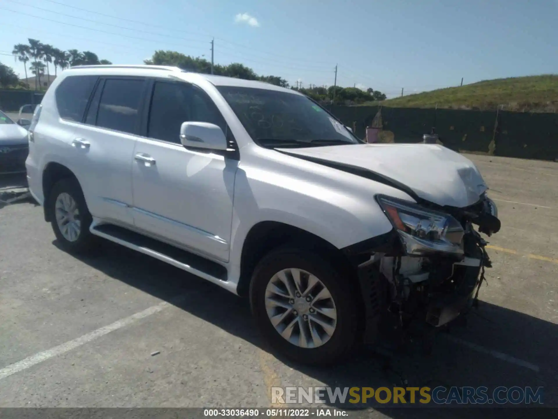 1 Photograph of a damaged car JTJBM7FX0K5231803 LEXUS GX 2019