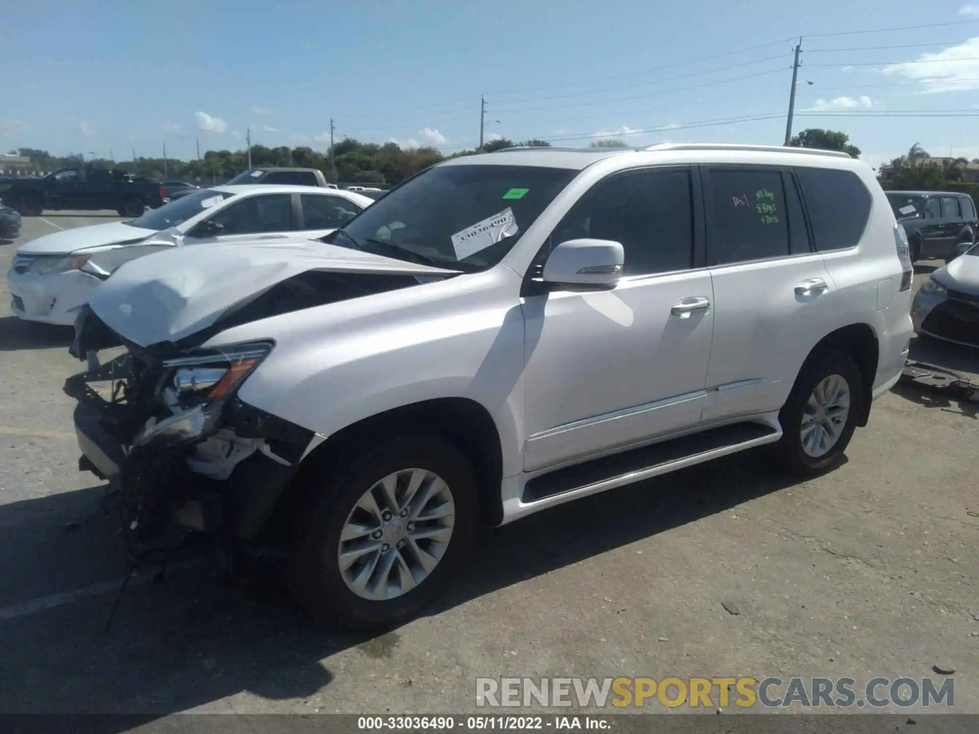 2 Photograph of a damaged car JTJBM7FX0K5231803 LEXUS GX 2019