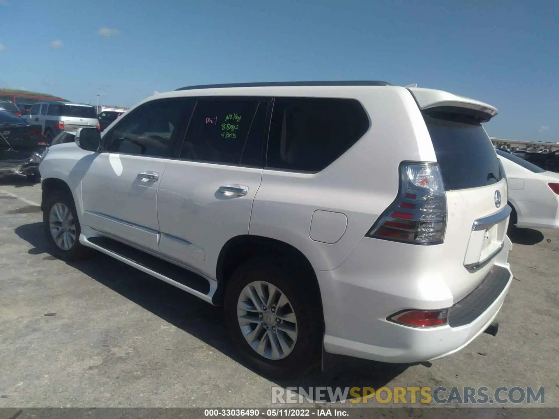 3 Photograph of a damaged car JTJBM7FX0K5231803 LEXUS GX 2019