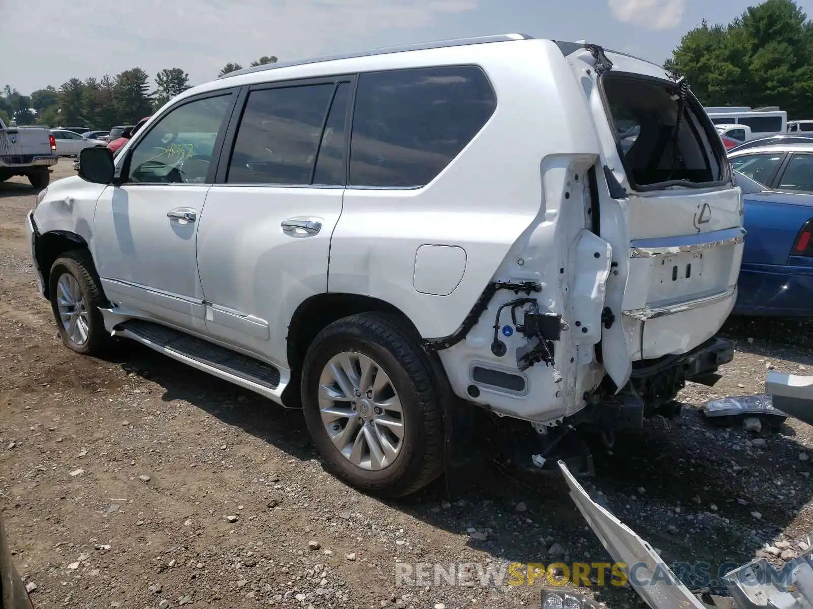 9 Фотография поврежденного автомобиля JTJBM7FX0K5235723 LEXUS GX 2019