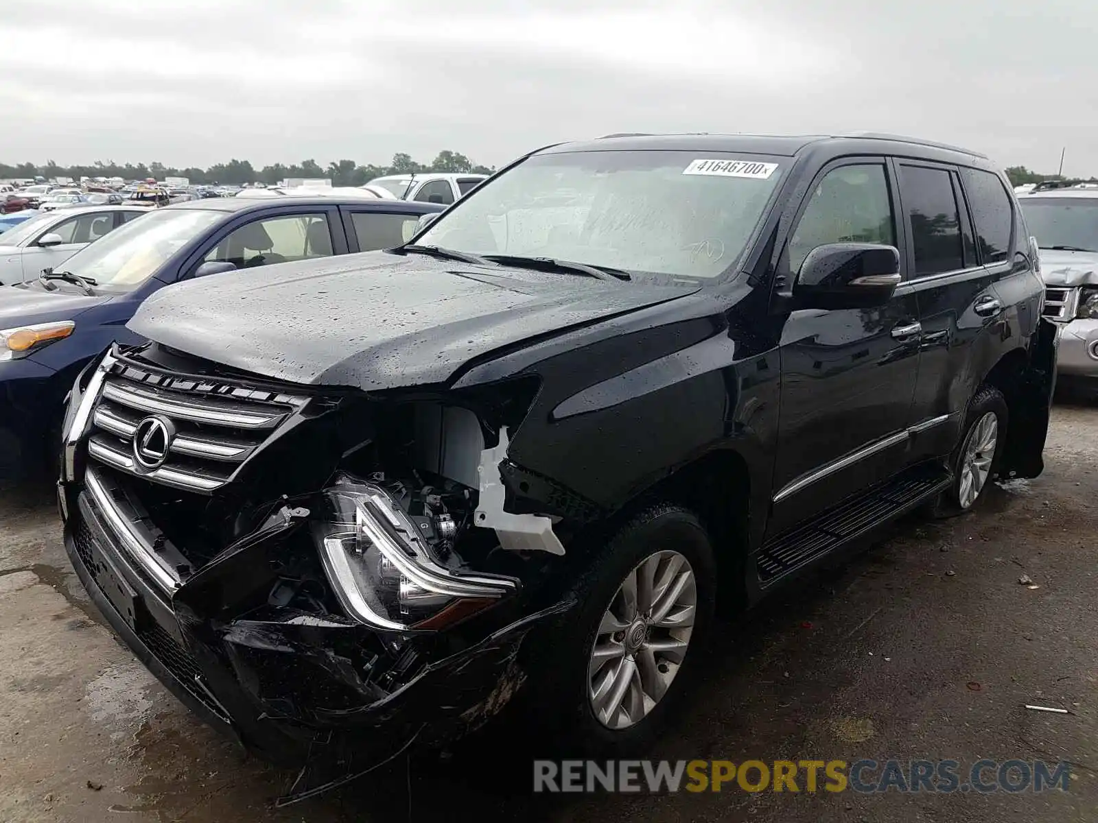 2 Photograph of a damaged car JTJBM7FX0K5237052 LEXUS GX 2019