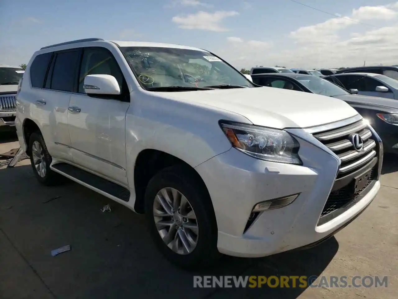 1 Photograph of a damaged car JTJBM7FX0K5238007 LEXUS GX 2019