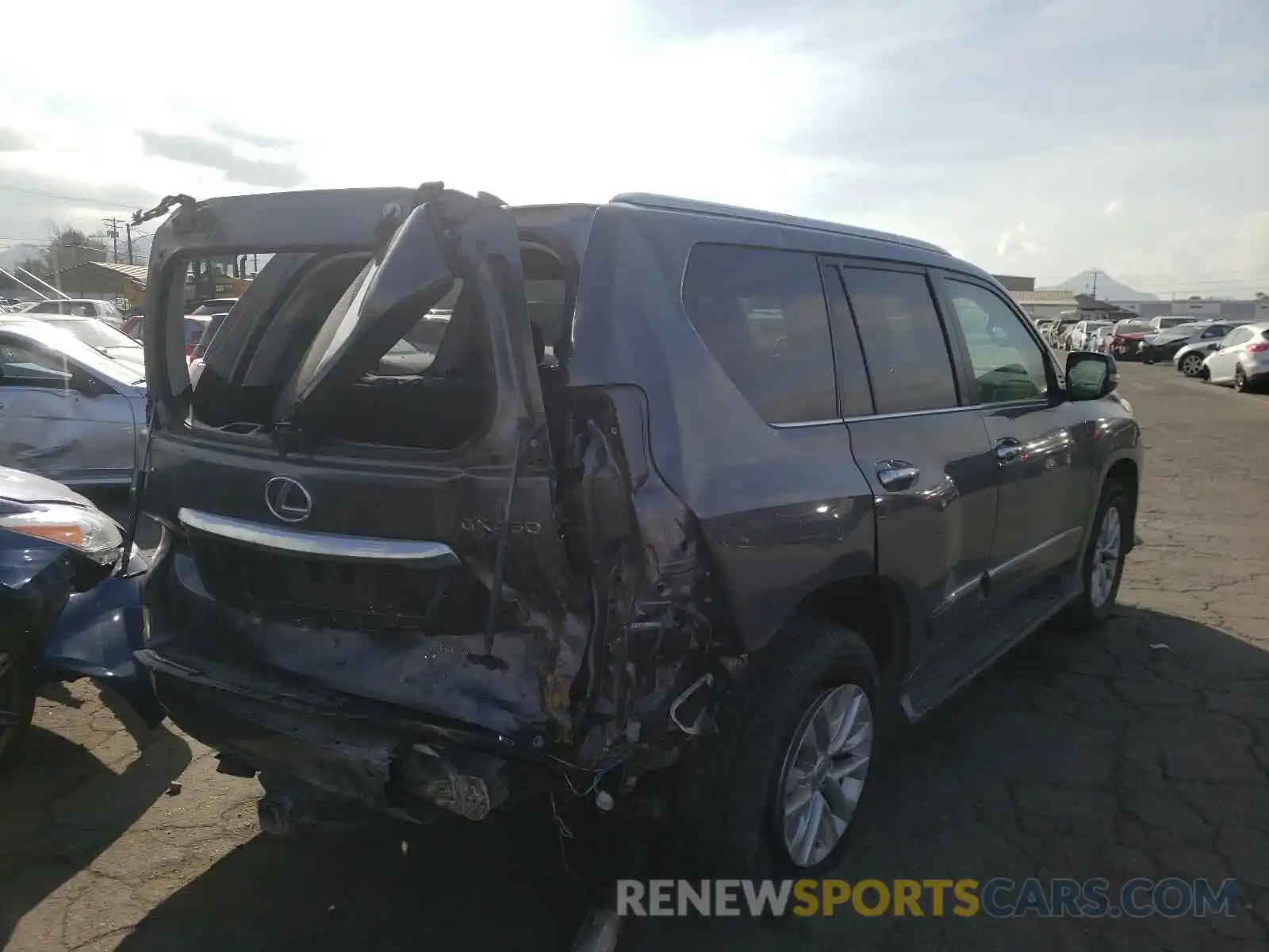 4 Фотография поврежденного автомобиля JTJBM7FX0K5238394 LEXUS GX 2019