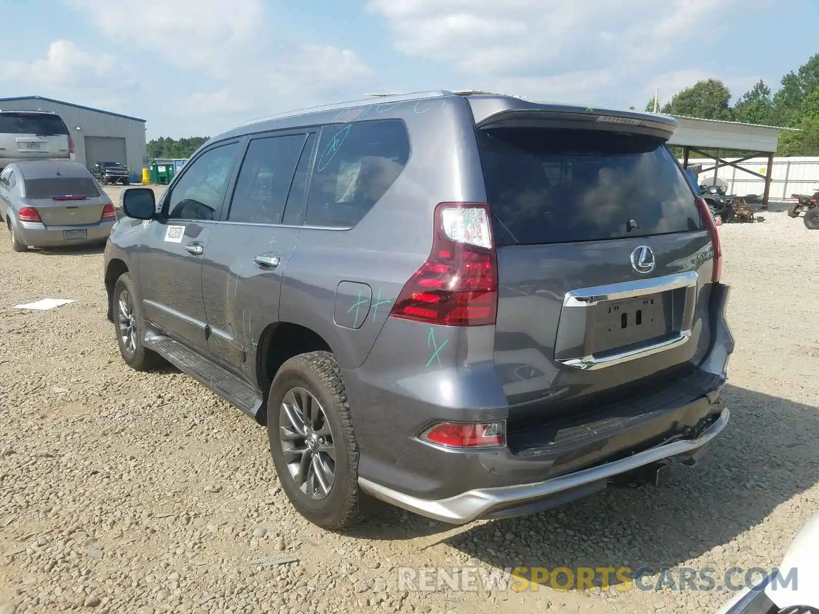 3 Фотография поврежденного автомобиля JTJBM7FX0K5238802 LEXUS GX 2019