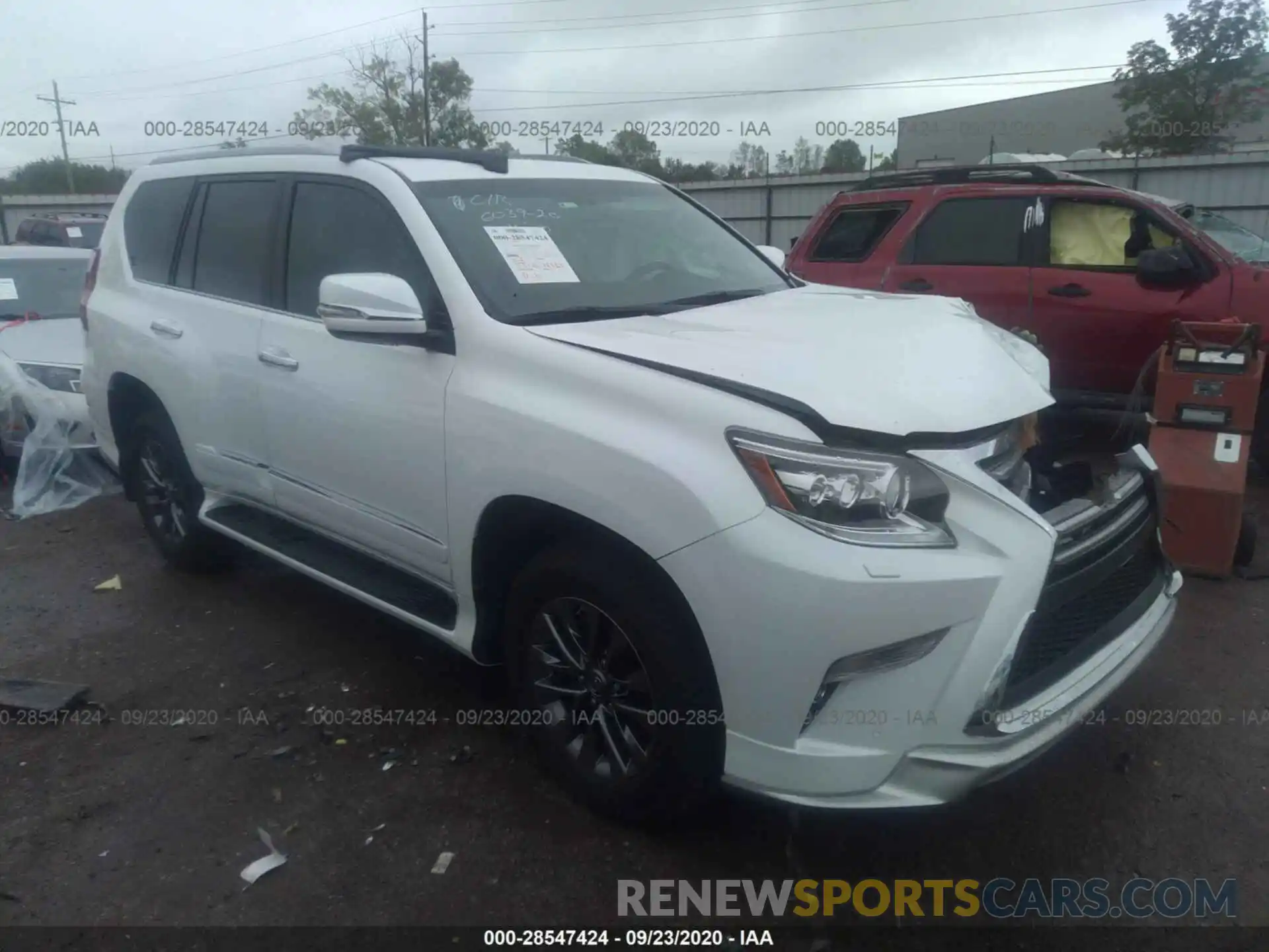 1 Photograph of a damaged car JTJBM7FX0K5240307 LEXUS GX 2019