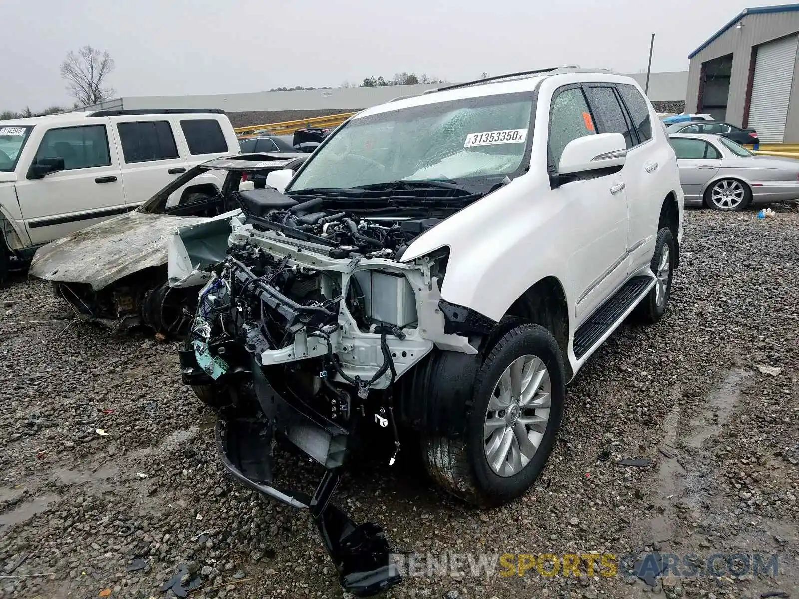 2 Photograph of a damaged car JTJBM7FX1K5210491 LEXUS GX 2019