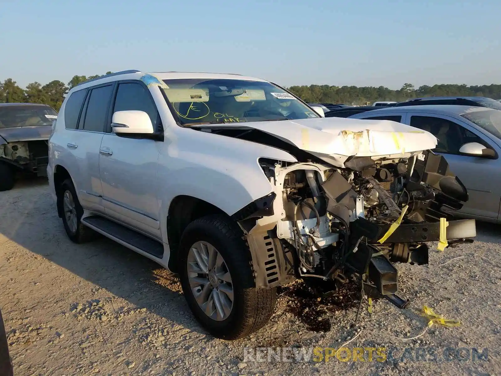 1 Photograph of a damaged car JTJBM7FX1K5213844 LEXUS GX 2019