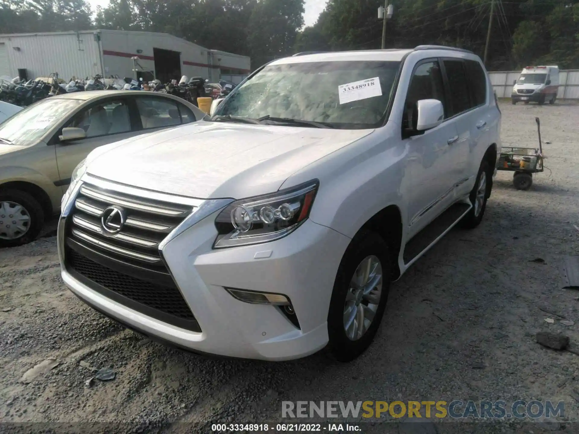 2 Photograph of a damaged car JTJBM7FX1K5220566 LEXUS GX 2019