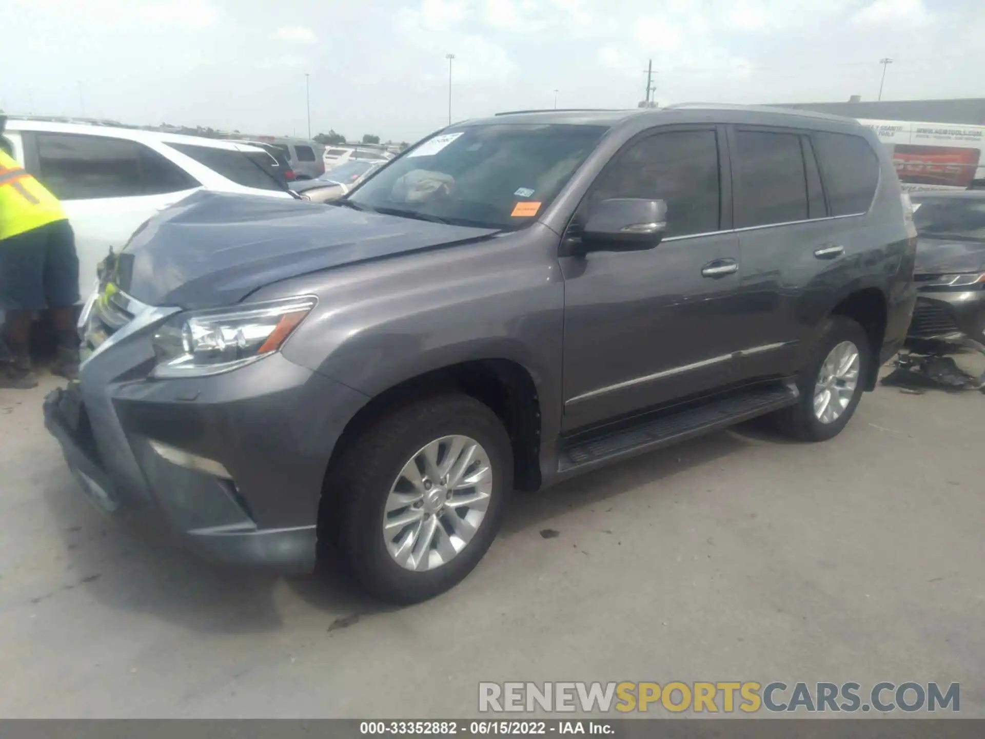 2 Photograph of a damaged car JTJBM7FX1K5223189 LEXUS GX 2019