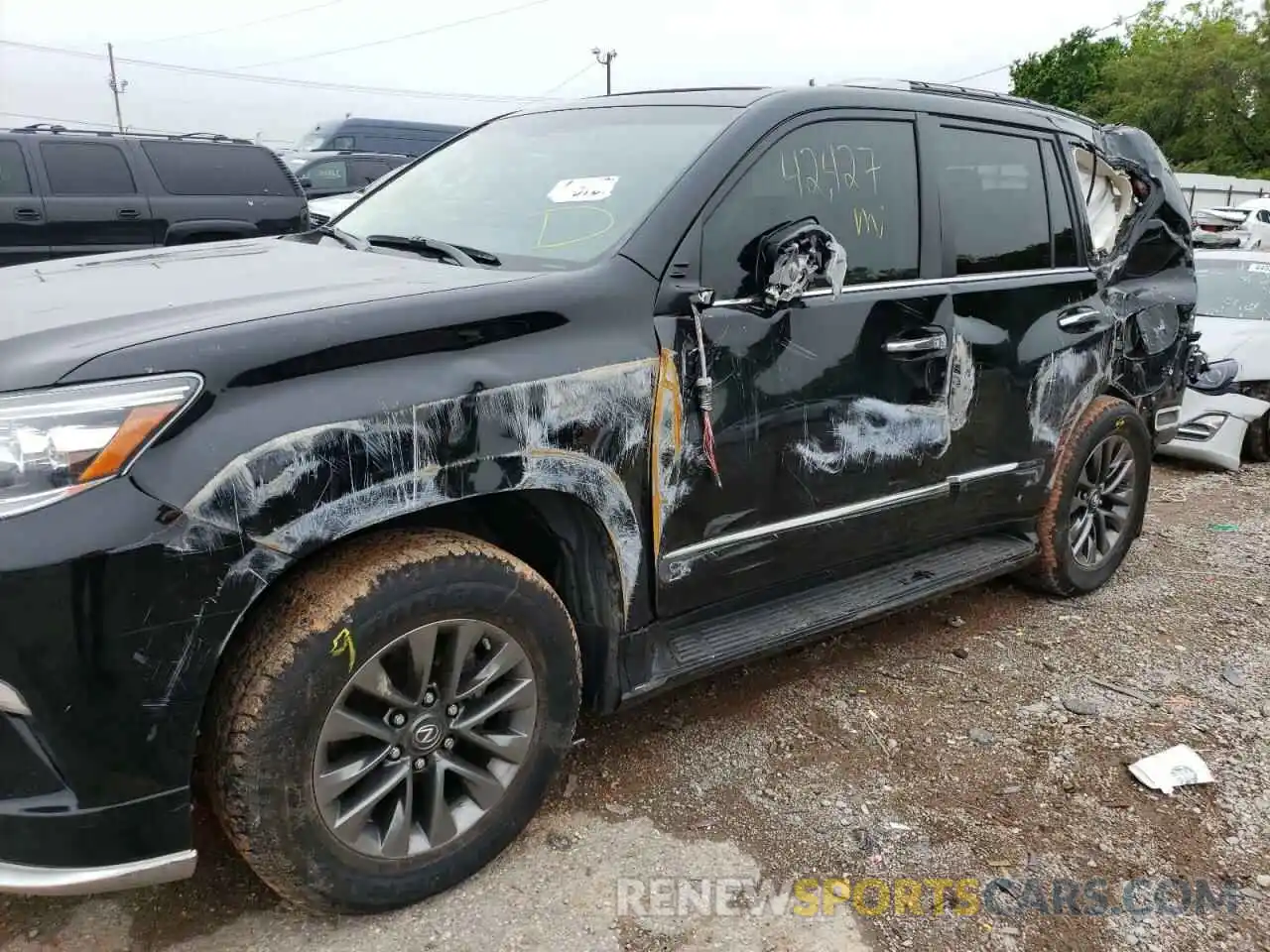 10 Photograph of a damaged car JTJBM7FX1K5226495 LEXUS GX 2019