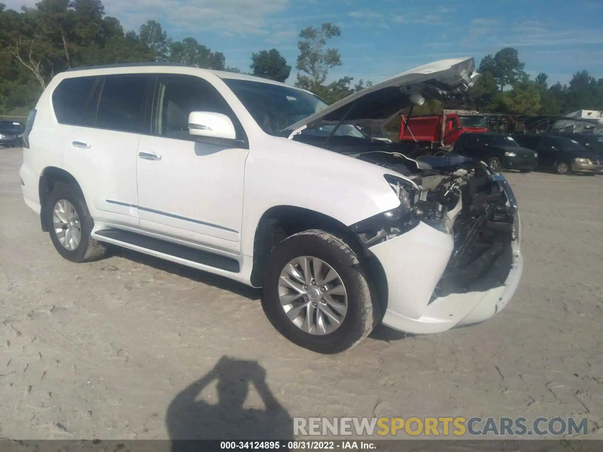 1 Photograph of a damaged car JTJBM7FX1K5227260 LEXUS GX 2019