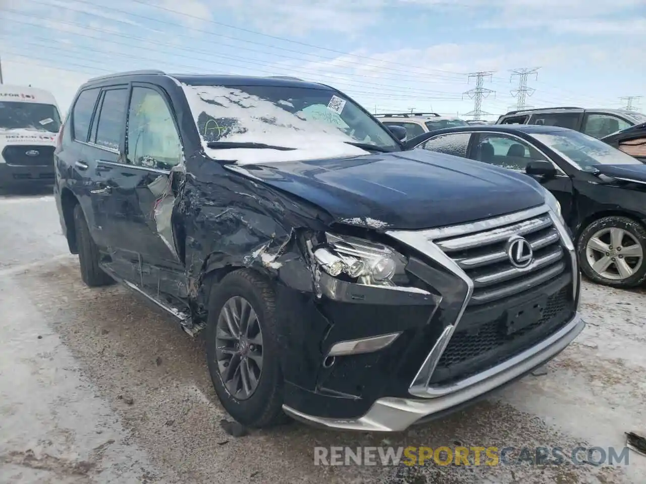 1 Photograph of a damaged car JTJBM7FX1K5228487 LEXUS GX 2019