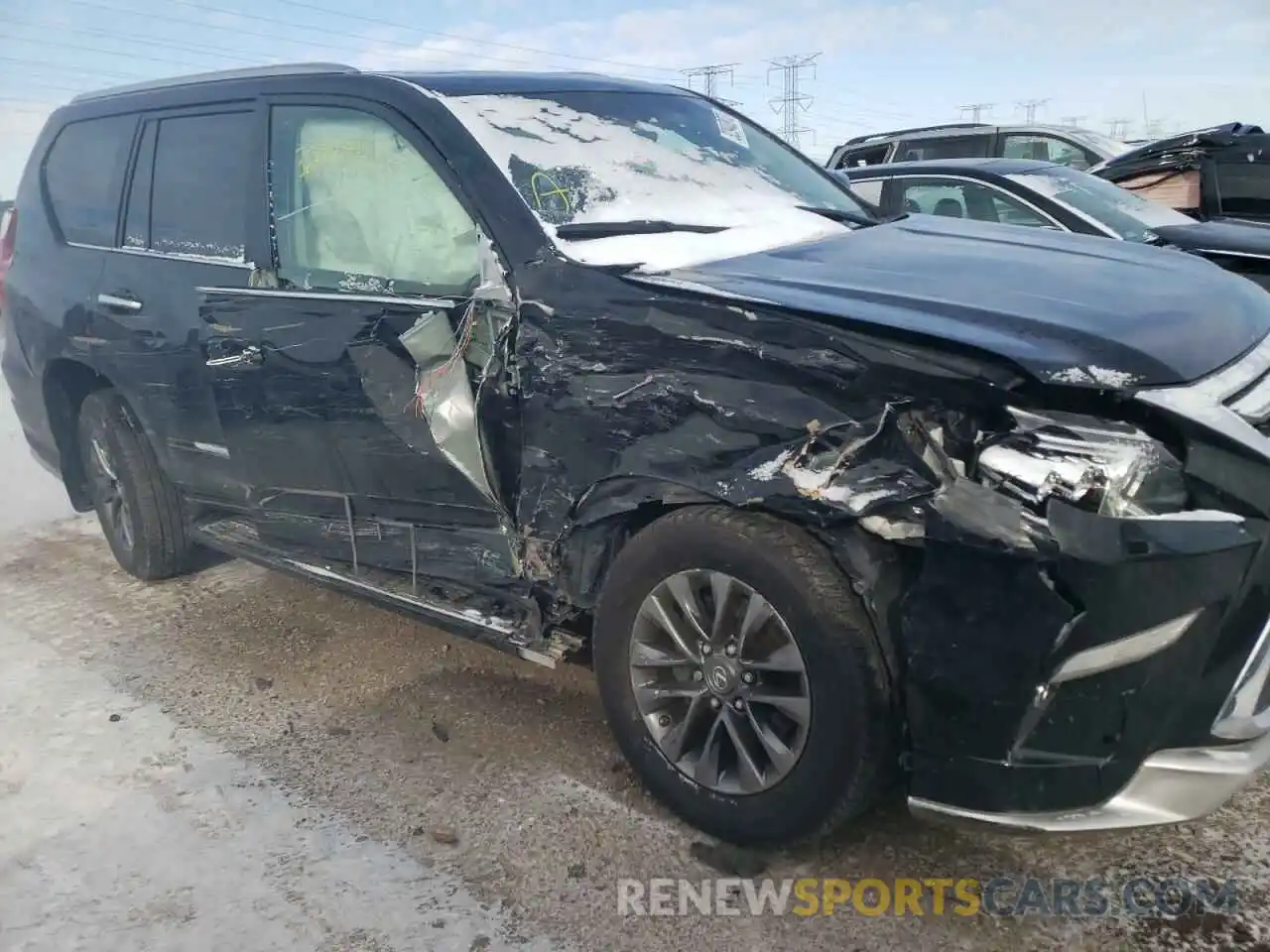 9 Photograph of a damaged car JTJBM7FX1K5228487 LEXUS GX 2019