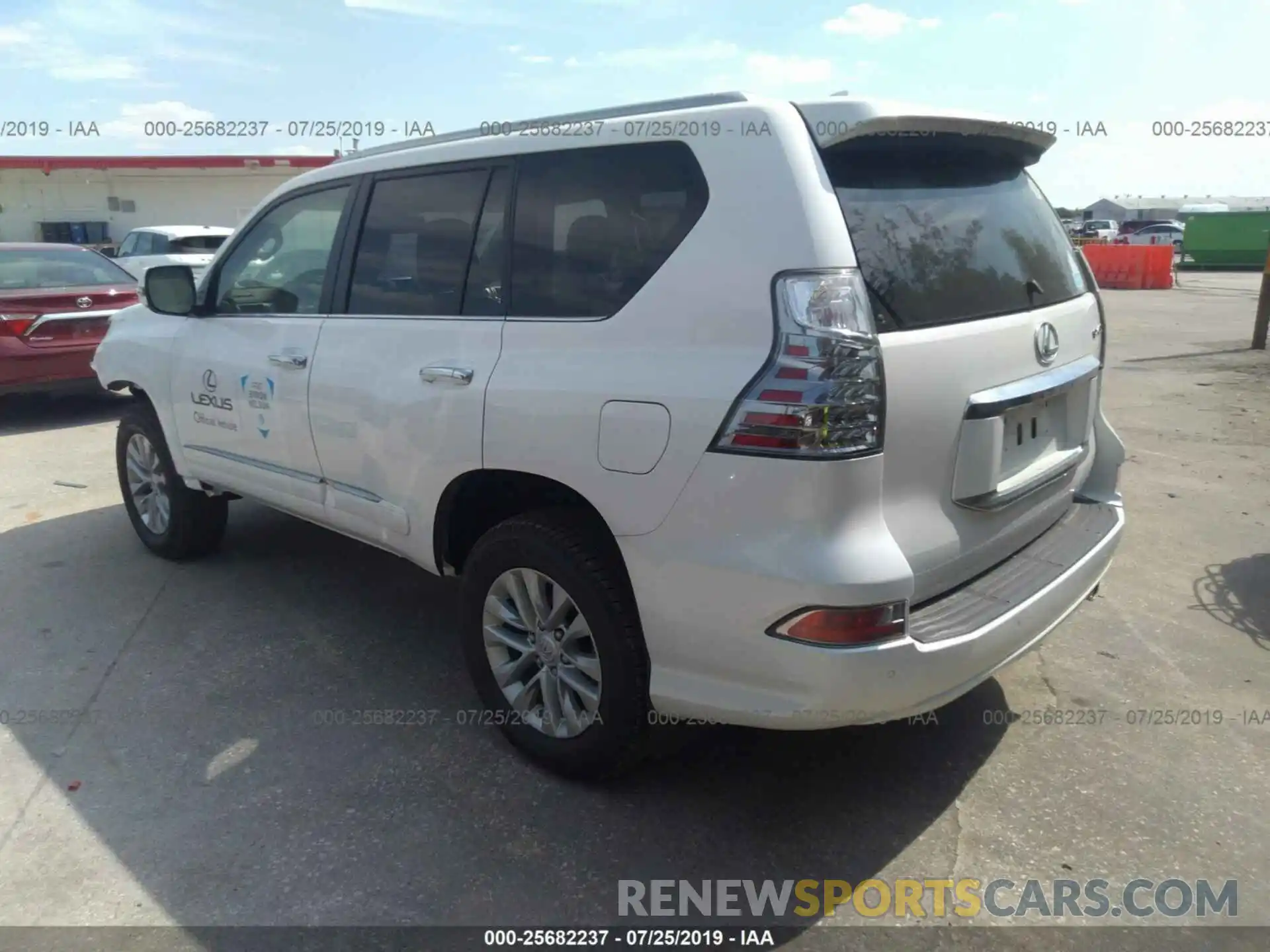 3 Photograph of a damaged car JTJBM7FX1K5229610 LEXUS GX 2019