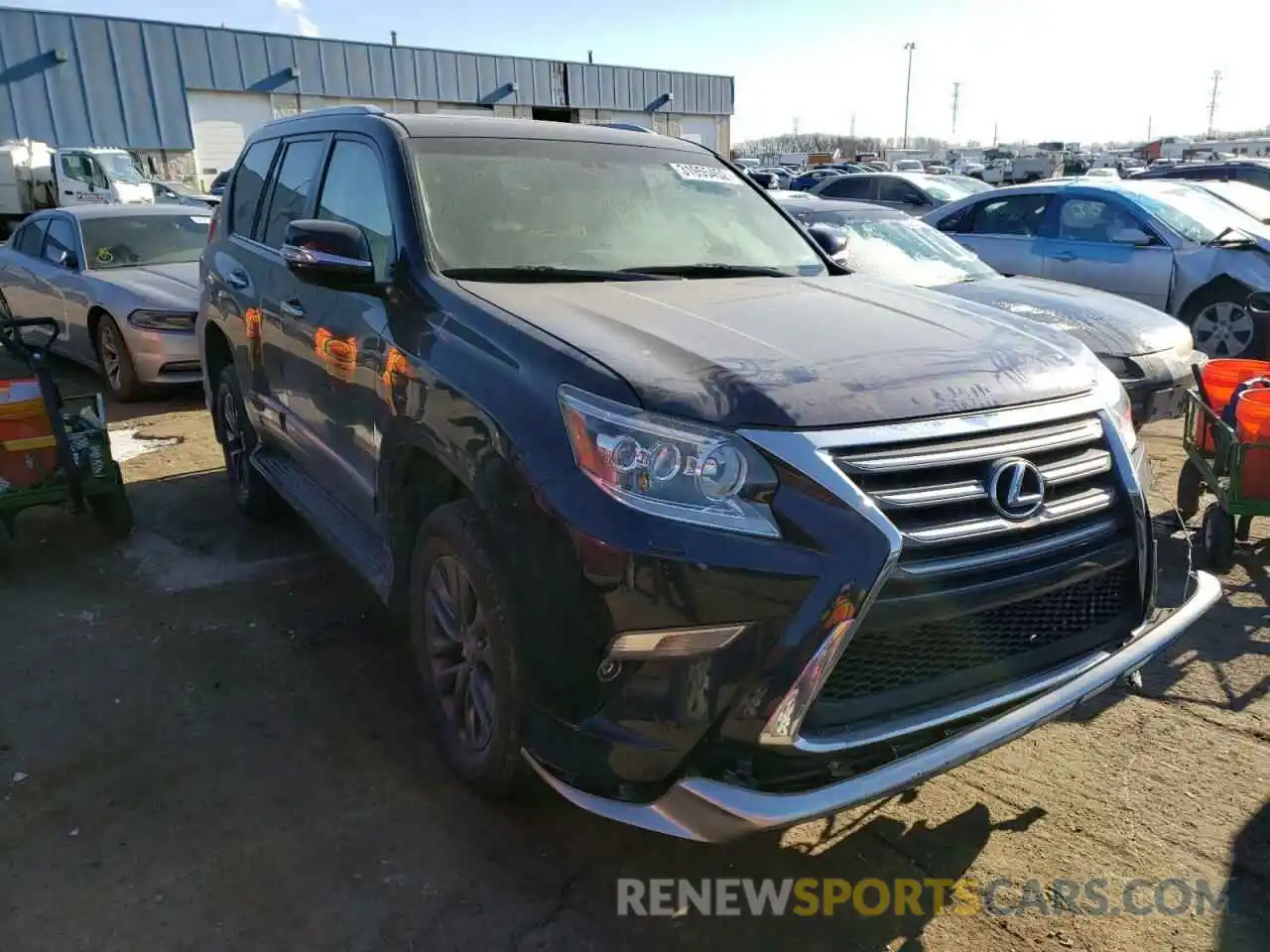 1 Photograph of a damaged car JTJBM7FX1K5233981 LEXUS GX 2019