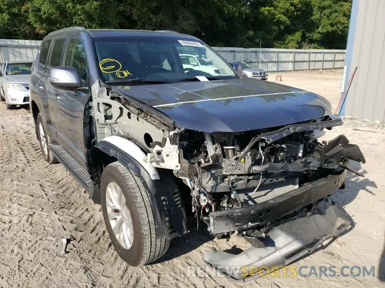 1 Photograph of a damaged car JTJBM7FX1K5238663 LEXUS GX 2019