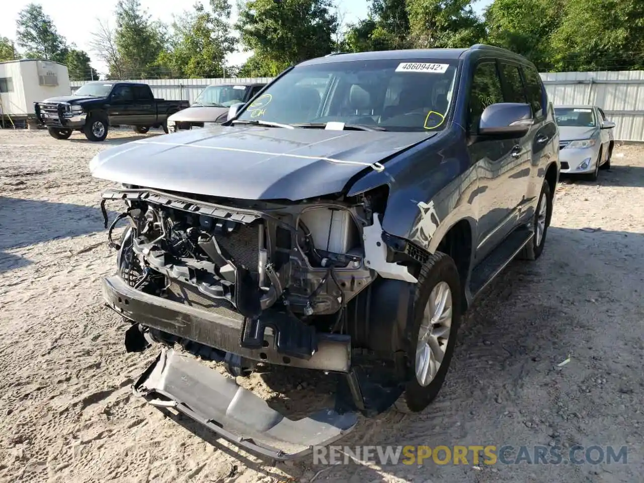 2 Photograph of a damaged car JTJBM7FX1K5238663 LEXUS GX 2019