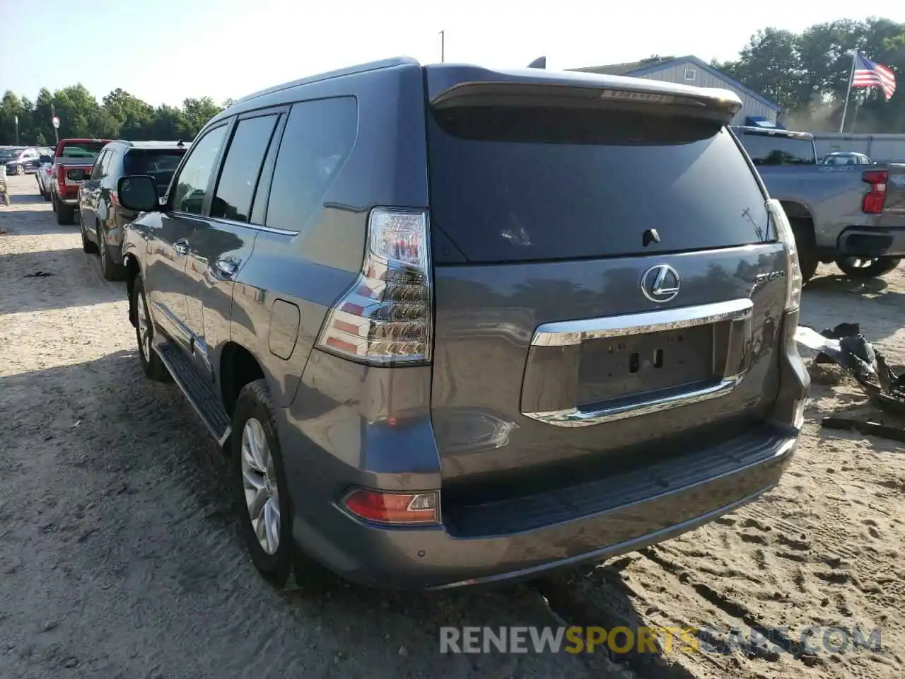 3 Фотография поврежденного автомобиля JTJBM7FX1K5238663 LEXUS GX 2019