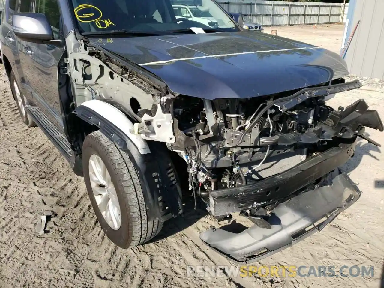 9 Photograph of a damaged car JTJBM7FX1K5238663 LEXUS GX 2019