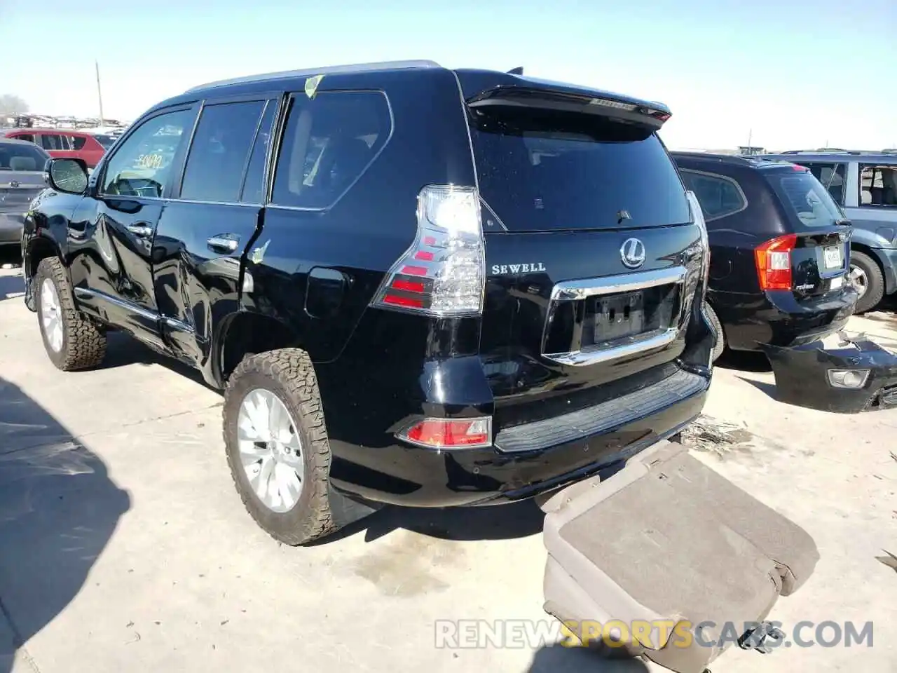 3 Фотография поврежденного автомобиля JTJBM7FX1K5238758 LEXUS GX 2019