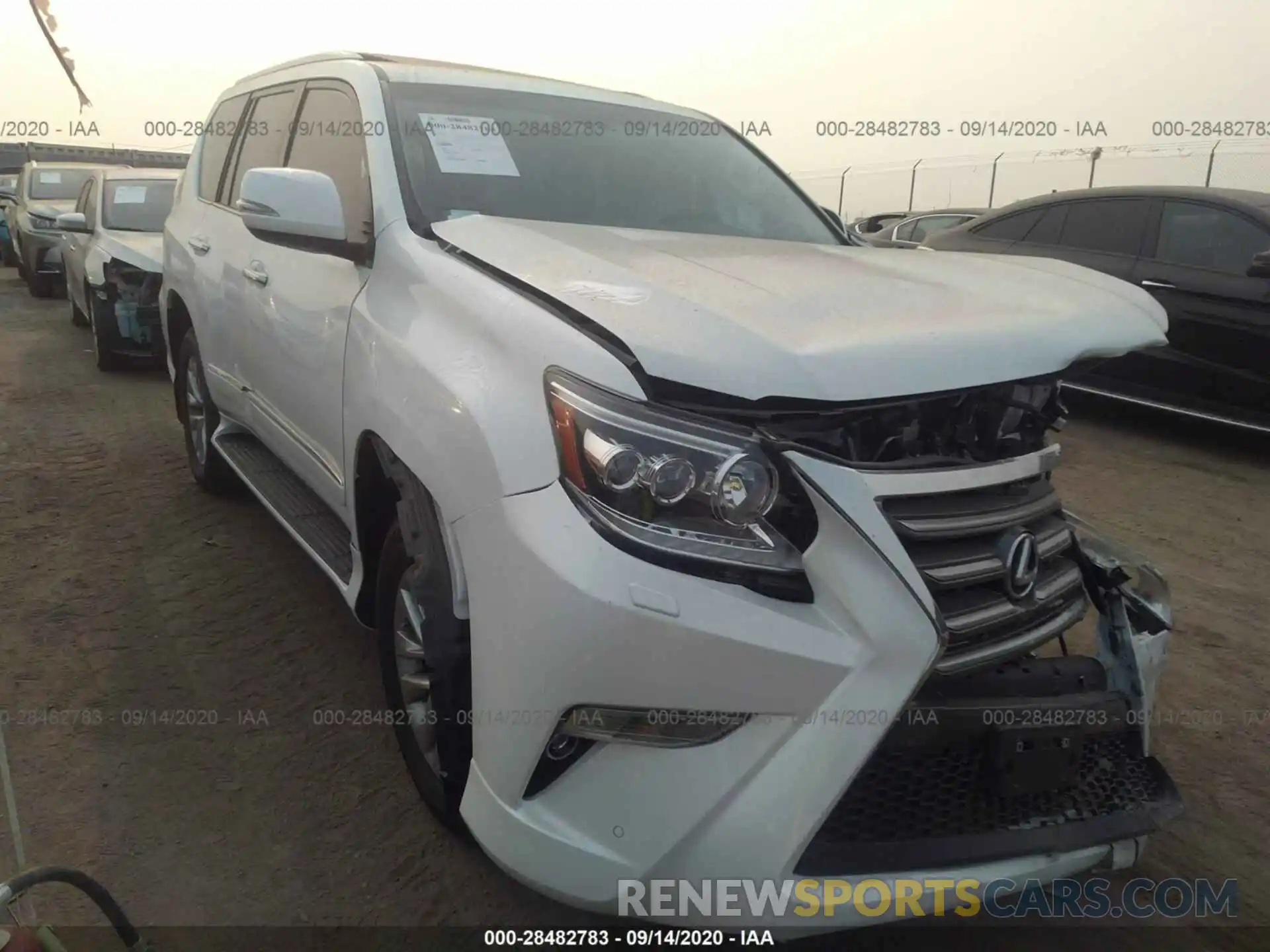 1 Photograph of a damaged car JTJBM7FX1K5238971 LEXUS GX 2019